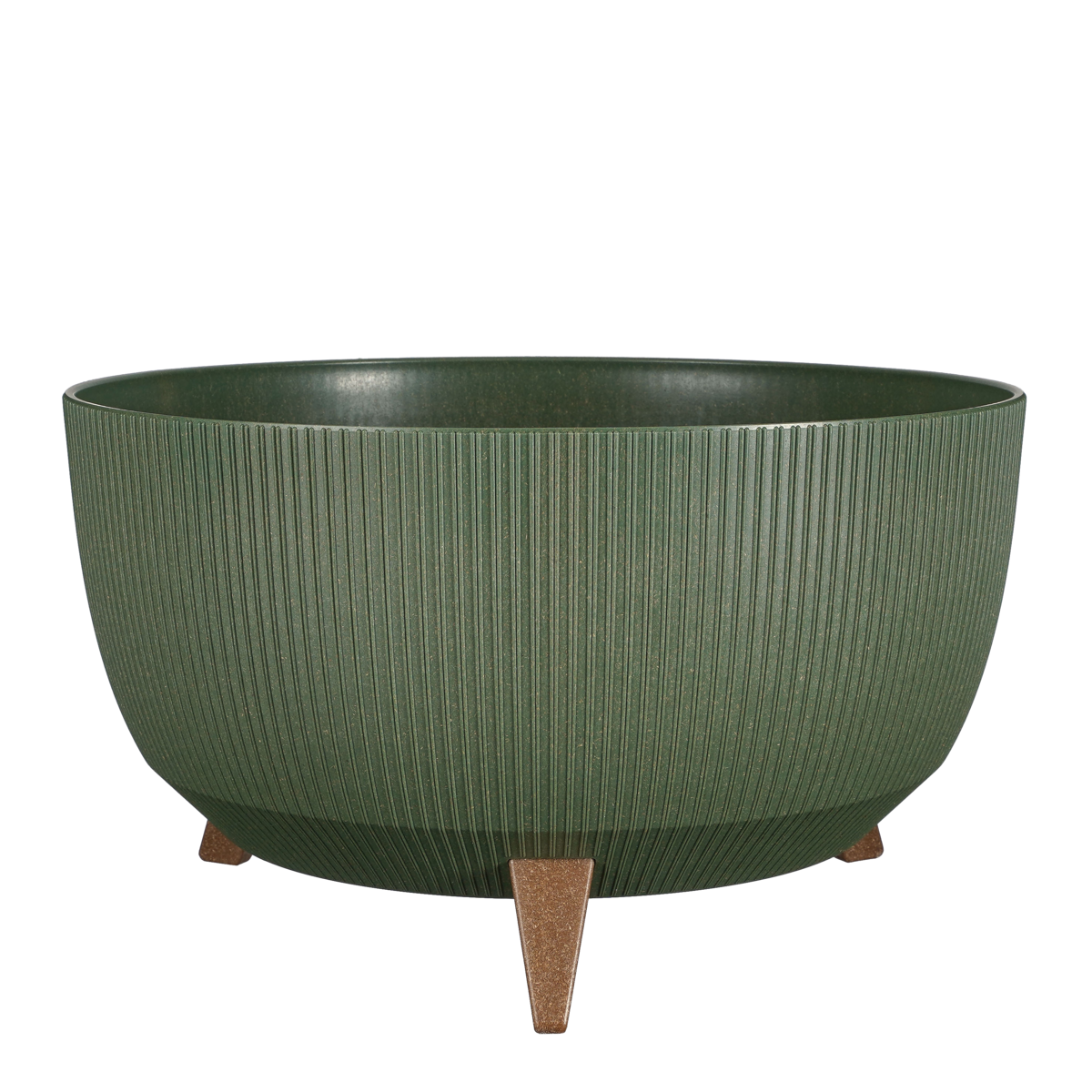 Doppio Bloempot op Poten - H22 x Ø47 cm - Polypropyleen - FSC Mix - Groen