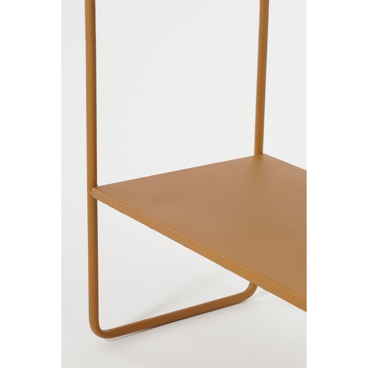 Cubica Staande Plantenbak - L50 x B22 x H64 cm - Metaal - Bruin