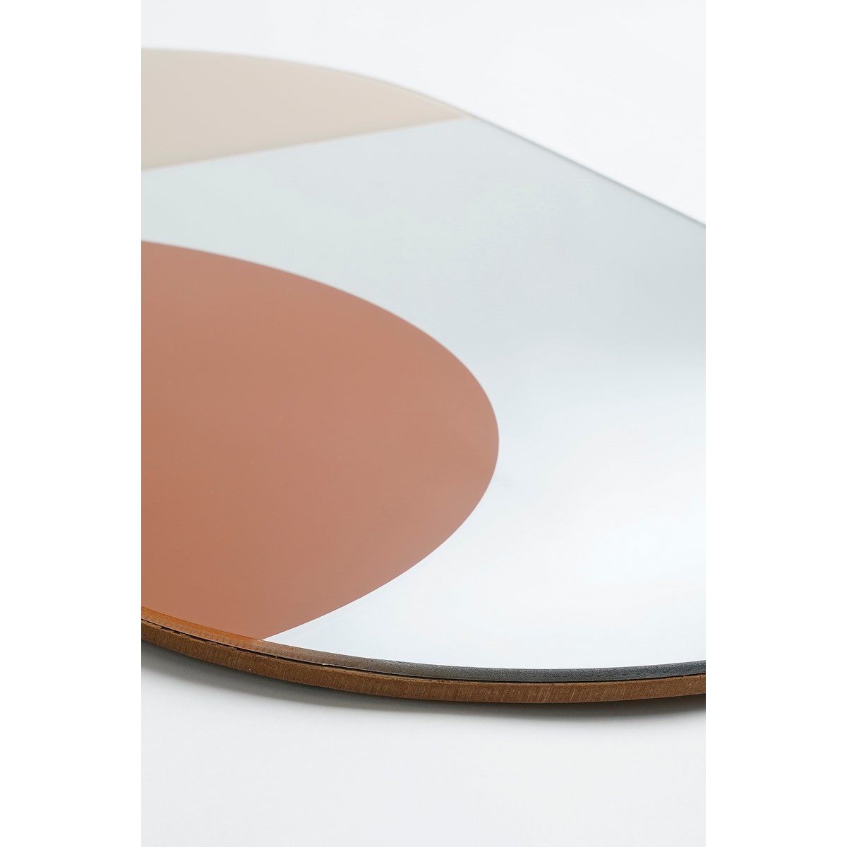 Avilo Wandspiegel - L58 x B31 cm - Donkerrood