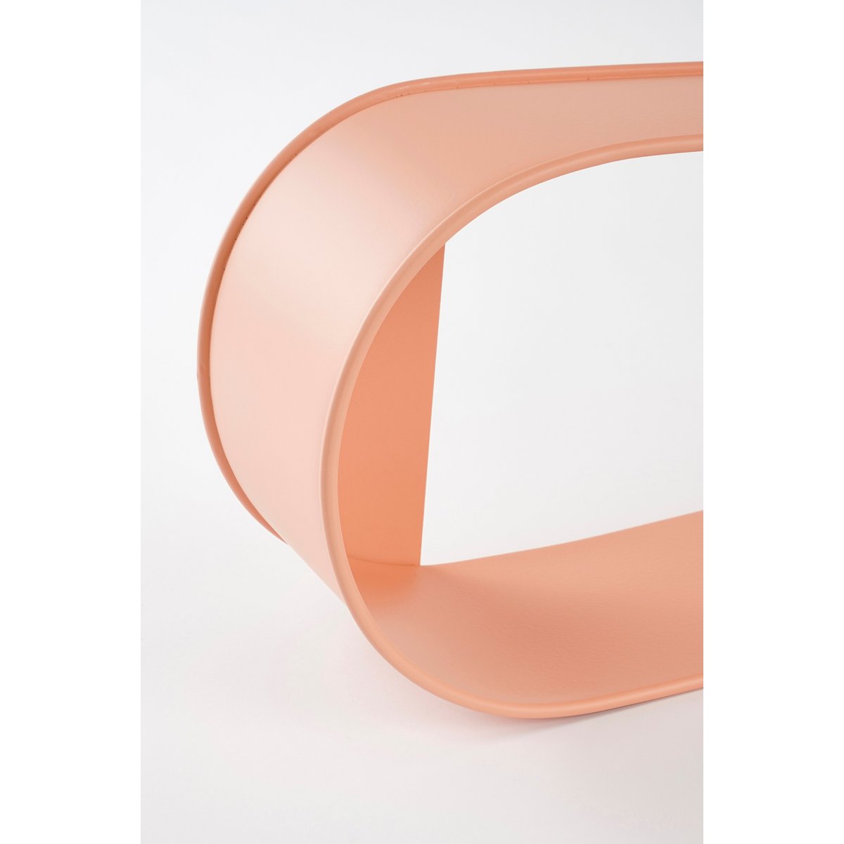 Fenna Wandplank - L54 x B14 x H48 cm - Metaal - Roze