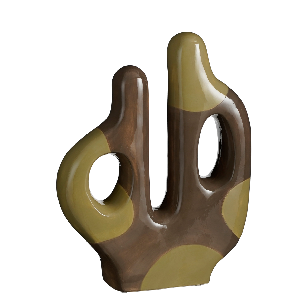 Decoratie Object - L28 x B8 x H35 cm - Dolomiet - Groen