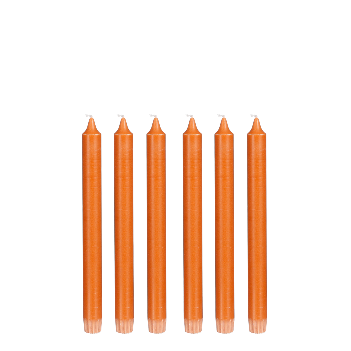 Dinerkaars - Set van 6 - H25 cm - Oranje