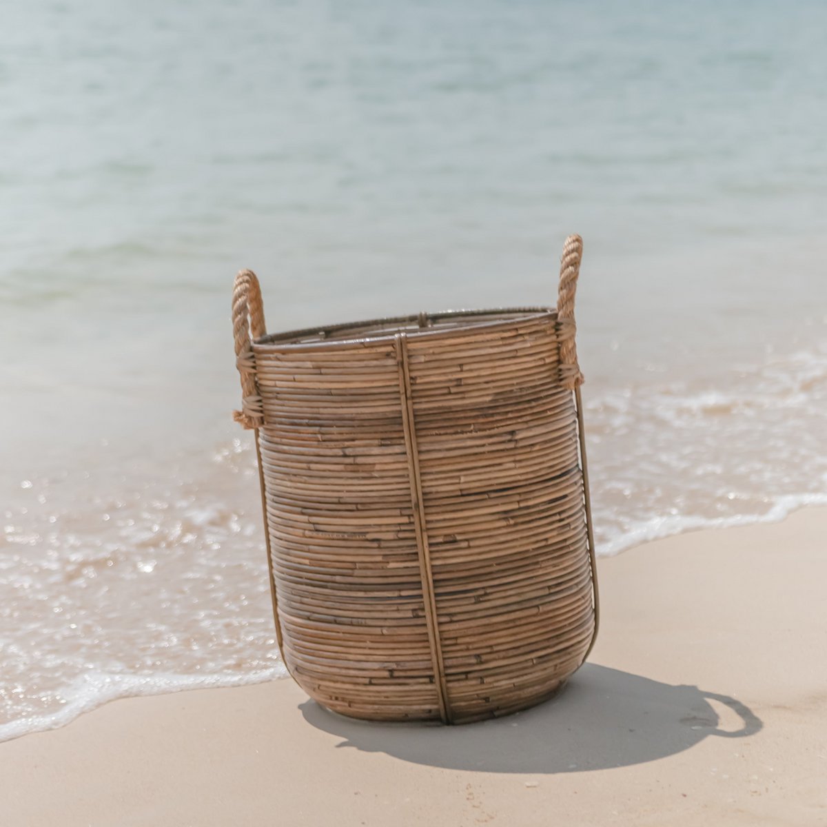 Wasmand OTERE | Plantenmand gemaakt van rotan