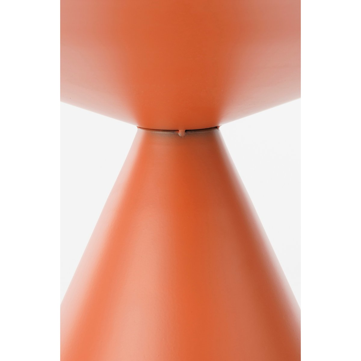 Royale Bijzettafel - H42 x Ø60 cm - Metaal - Oranje