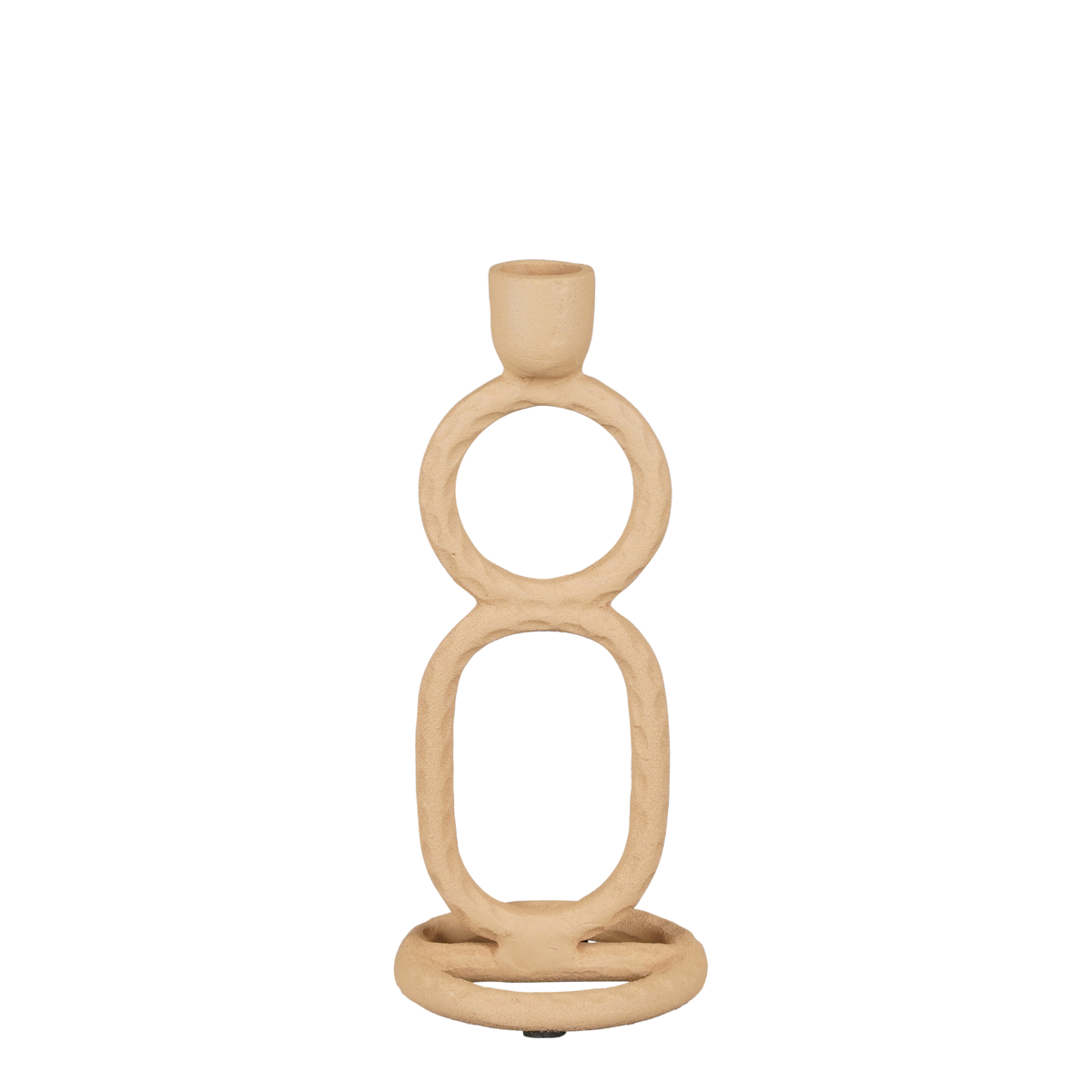 Yukon Kandelaar - H22 x Ø9 cm - Metaal - Terra