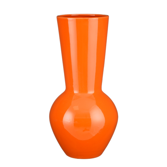 Lora Vaas - H45 x Ø23 cm - Keramiek - Oranje