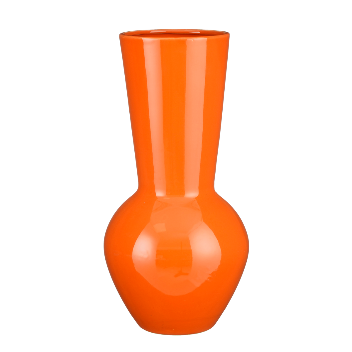 Lora Vaas - H45 x Ø23 cm - Keramiek - Oranje