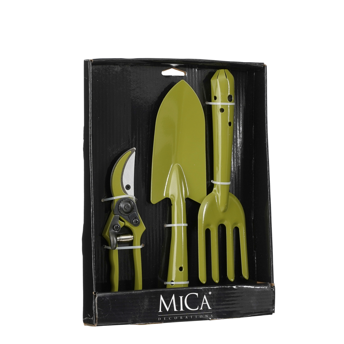 Tuingereedschap - Set van 3 - Metaal - Groen