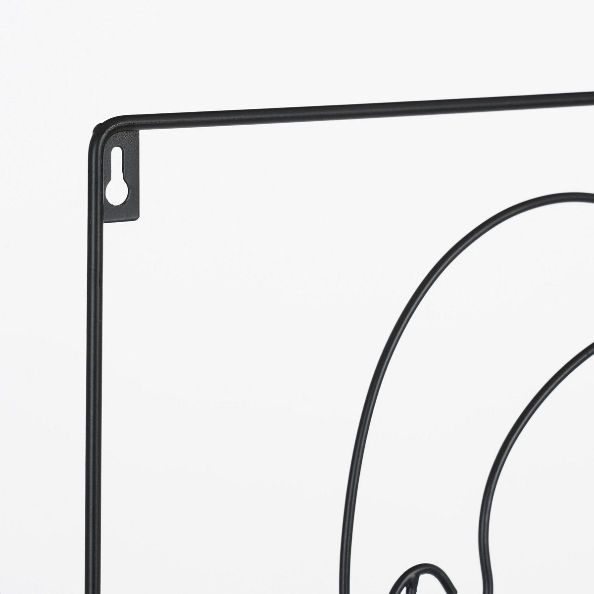 Shade Muurdecoratie - L40 x H50 cm - Metaal - Zwart