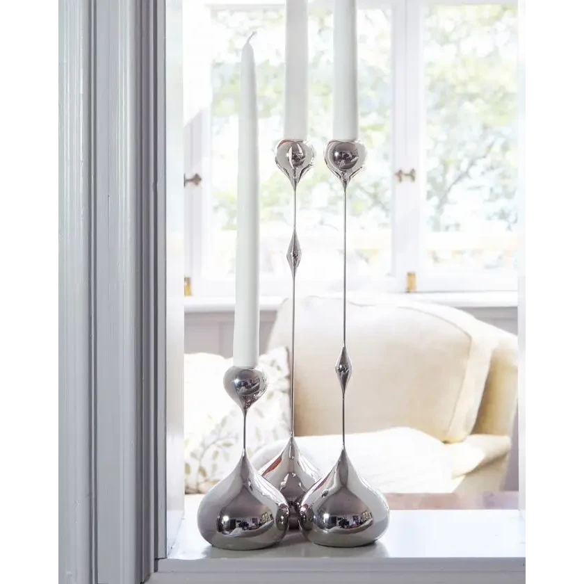 Olivarez 3-delige ijzeren kandelaarset