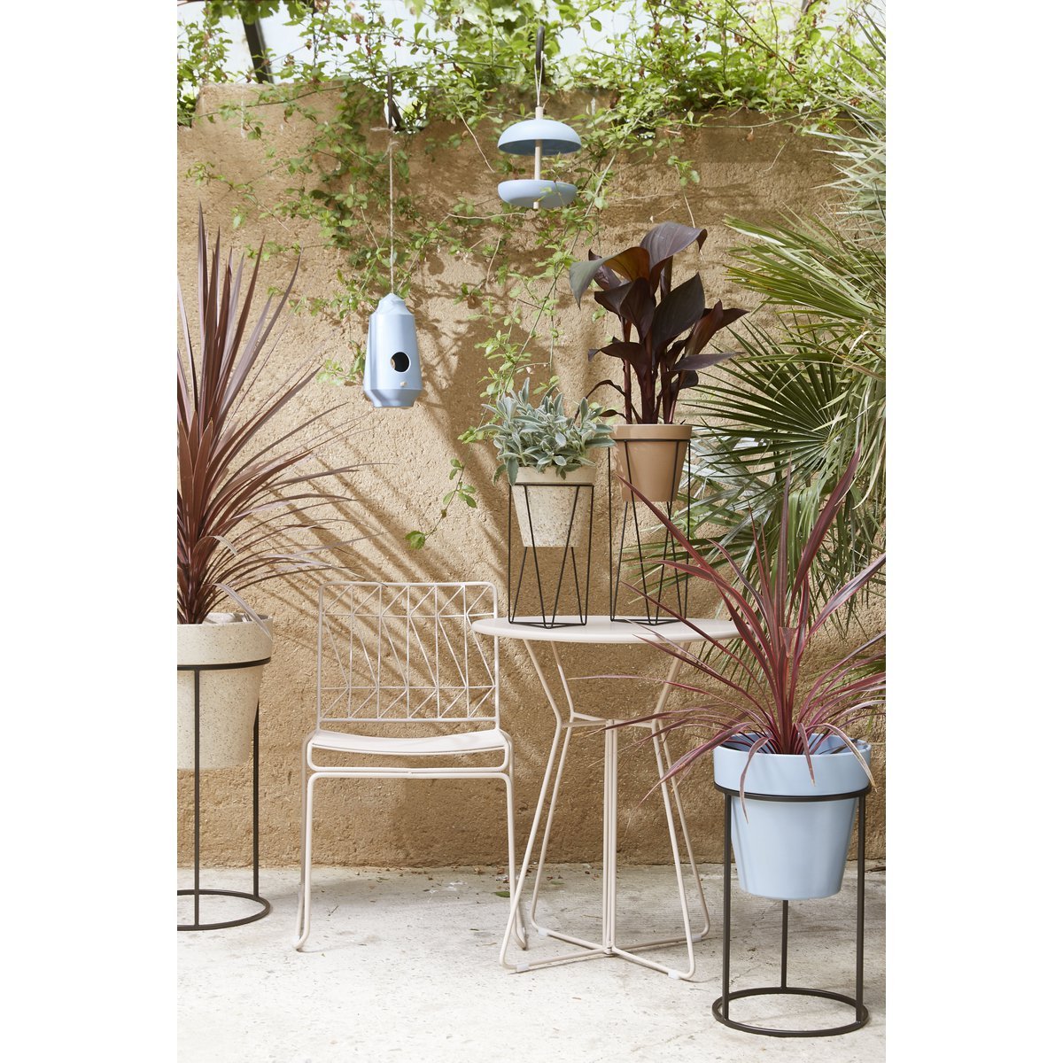 Orion Bloempot voor Buiten - H28,5 x Ø30 cm - Plantenvezels - Terra