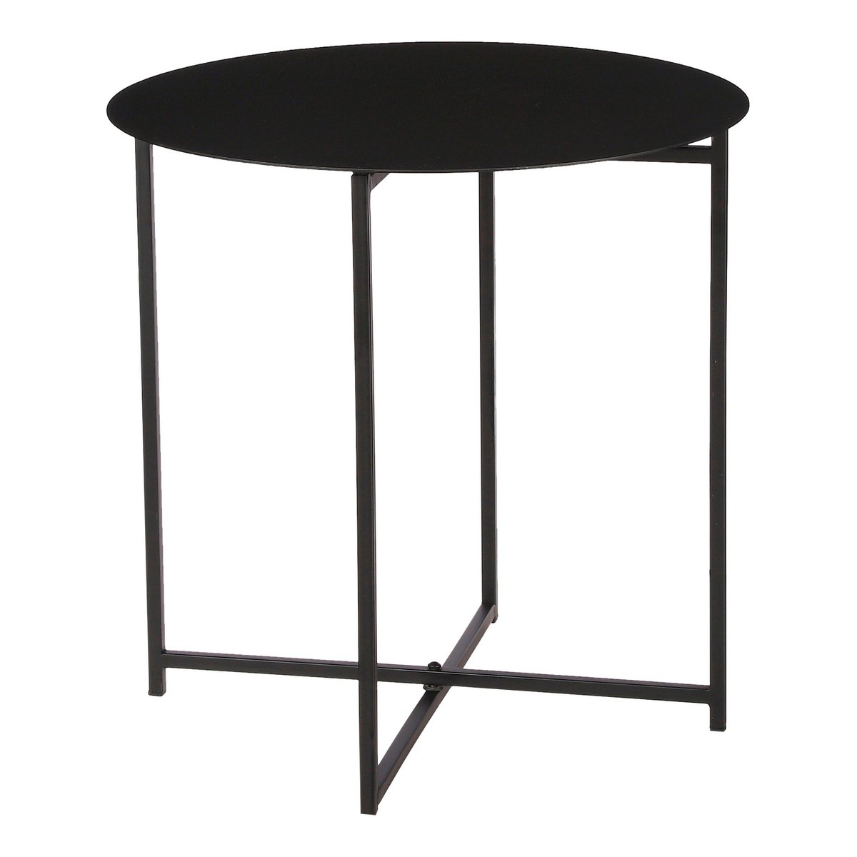 Mikki Bijzettafel - H40 x Ø40 cm - Zwart