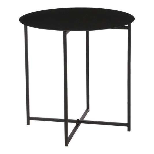 Mikki Bijzettafel - H40 x Ø40 cm - Zwart