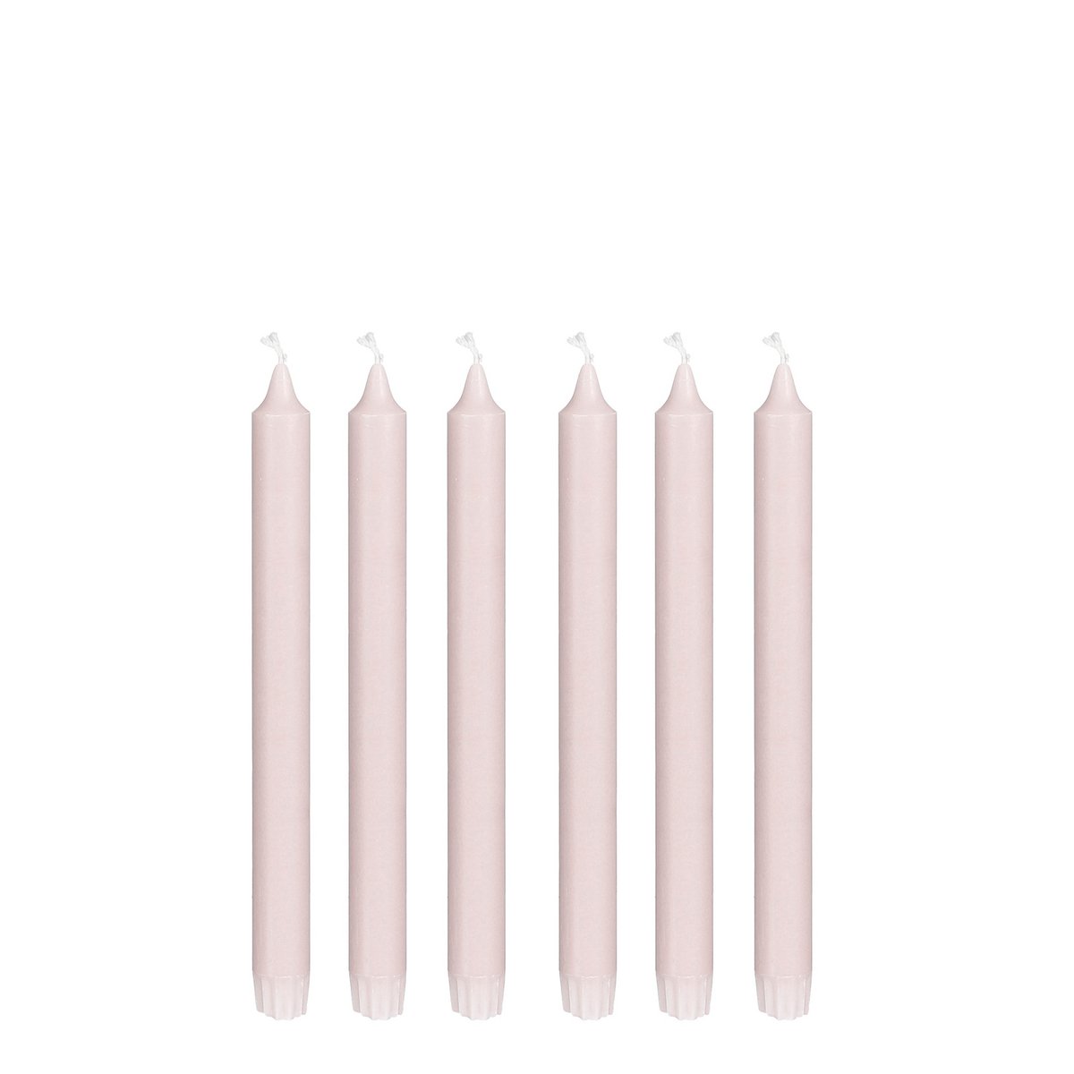 Dinerkaars - Set van 6 - H25 cm - Lichtroze