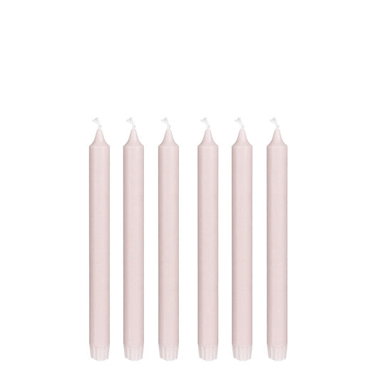 Dinerkaars - Set van 6 - H25 cm - Lichtroze