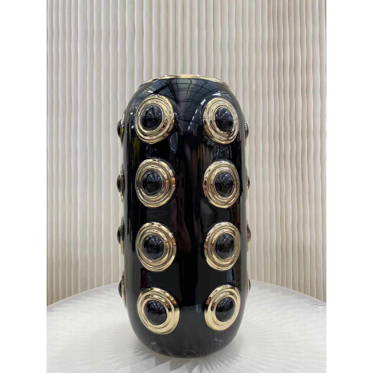 Golden 4 Circle Vaas（CV11617-14zwart zwart)