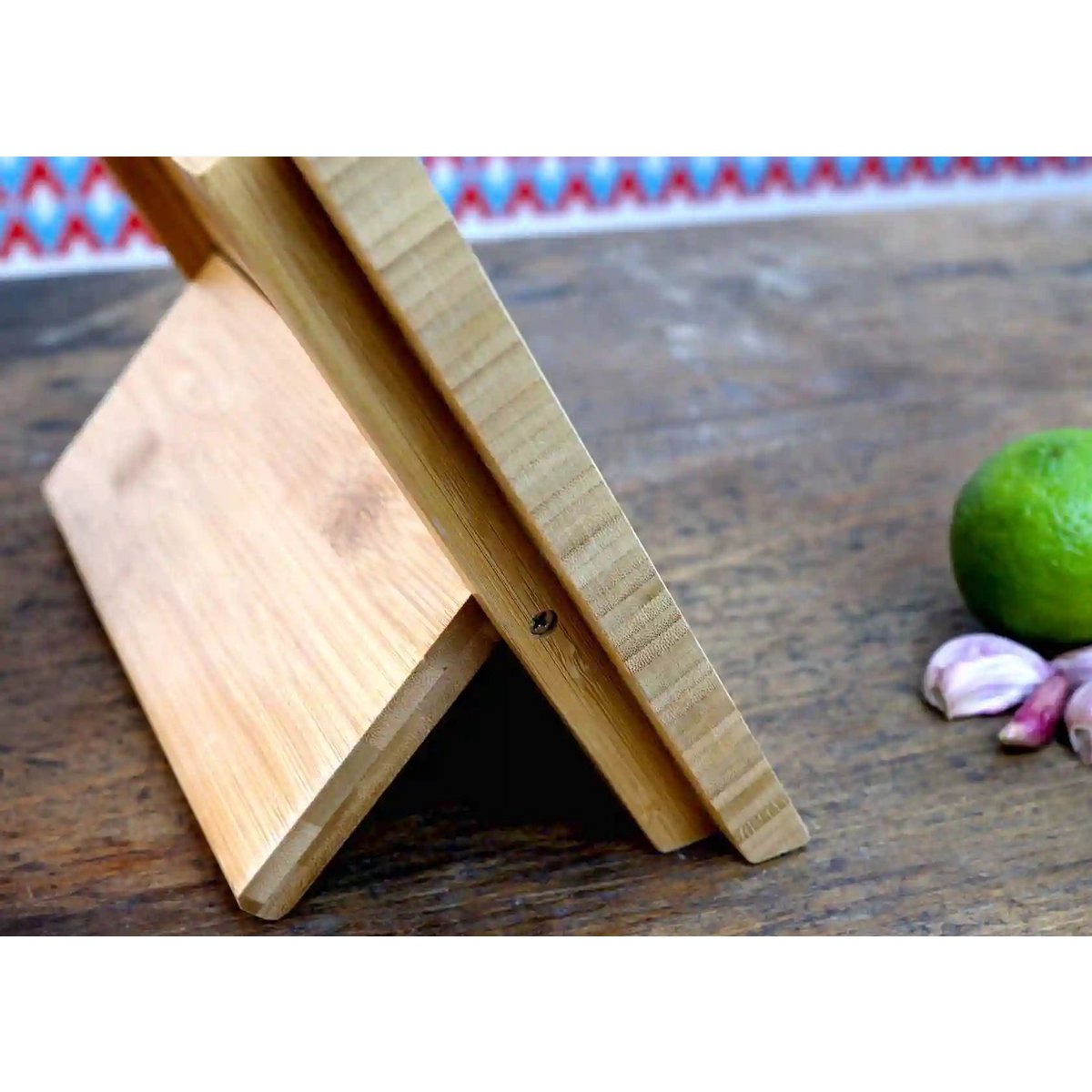 Keukenaccessoires - KOTAI magnetische bamboe messenhouder (opvouwbaar) - 30 x 22 cm