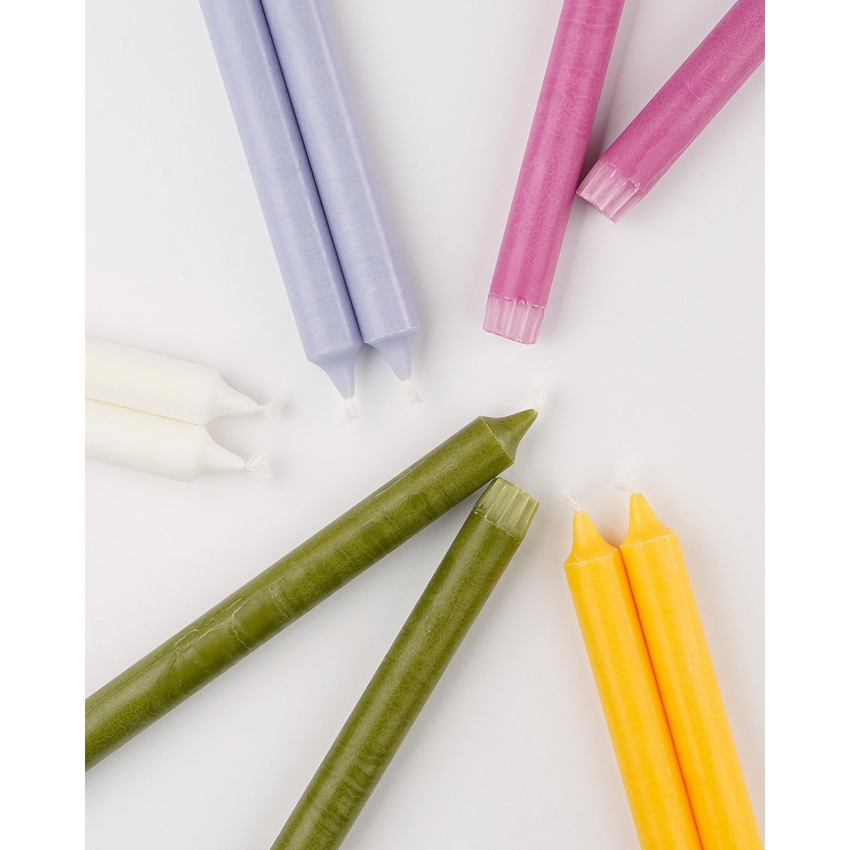 Dinerkaars - Set van 6 - H25 cm - Roze