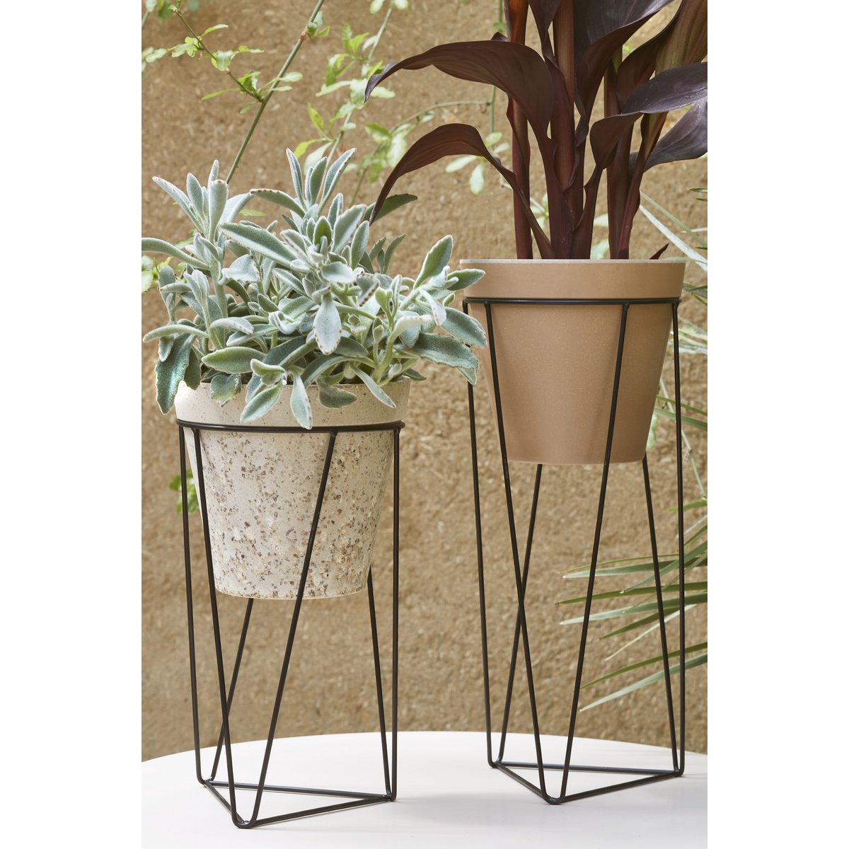 Orion Bloempot voor Buiten - H34 x Ø36 cm - Plantenvezels - Terra