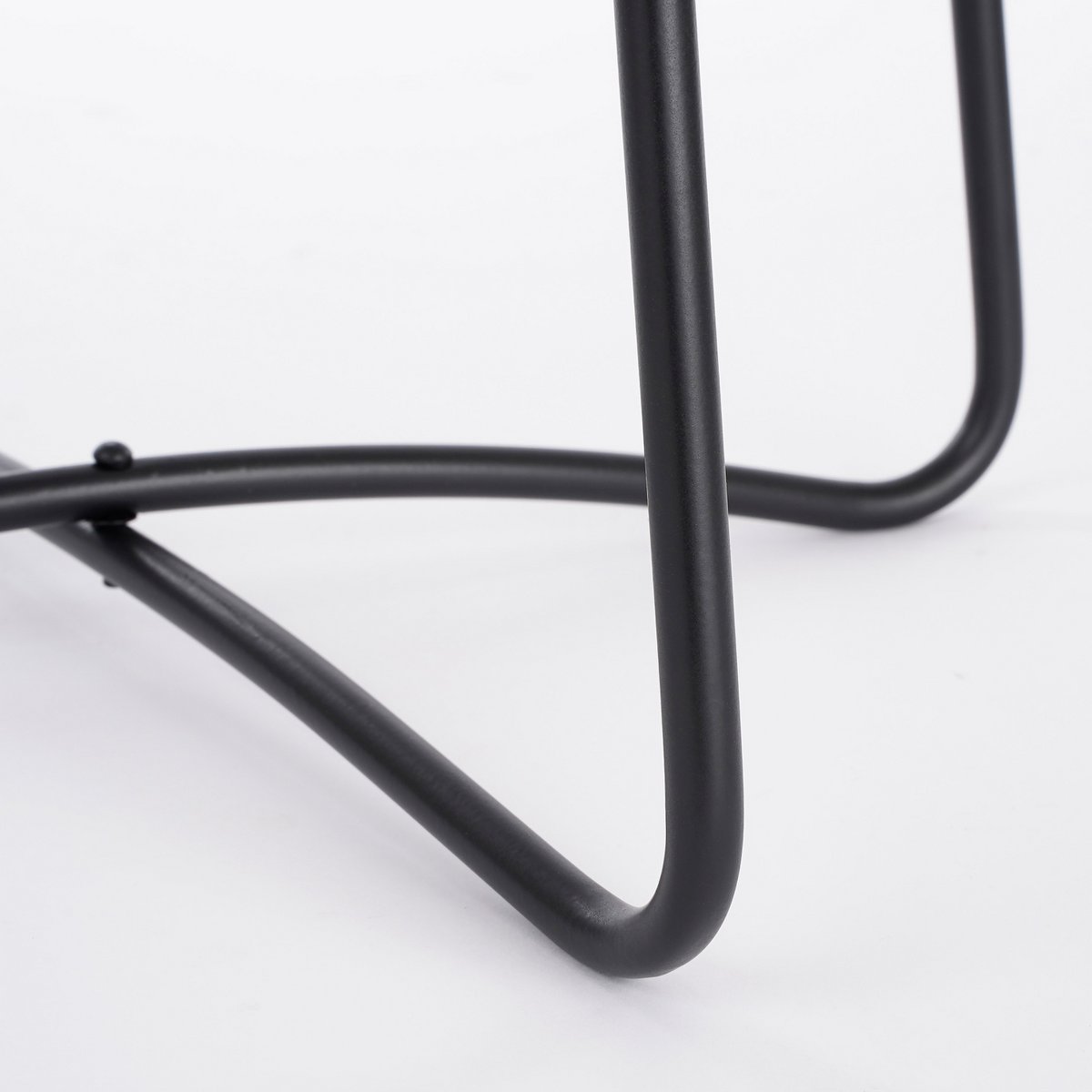 Farah Bijzettafel - H45 x Ø43 cm - Metaal - Wit