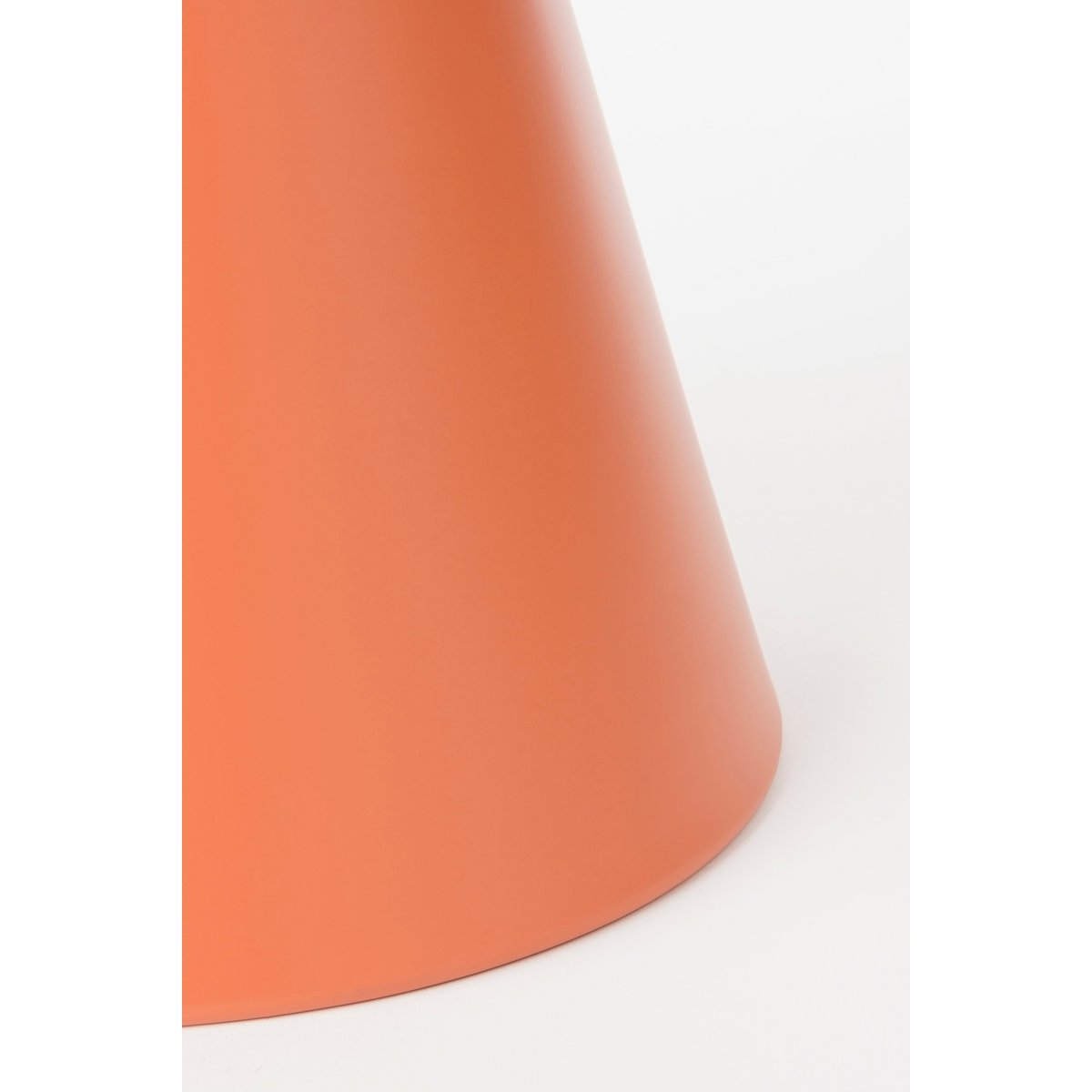 Royale Bijzettafel - H55 x Ø40 cm - Metaal - Oranje