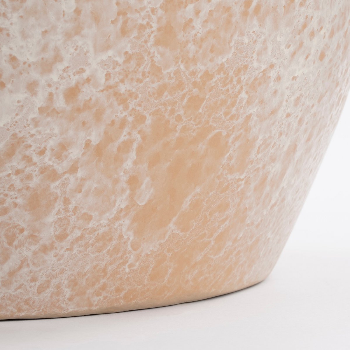 Lester Bloempot - H35 x Ø38 cm - Terracotta - Crème