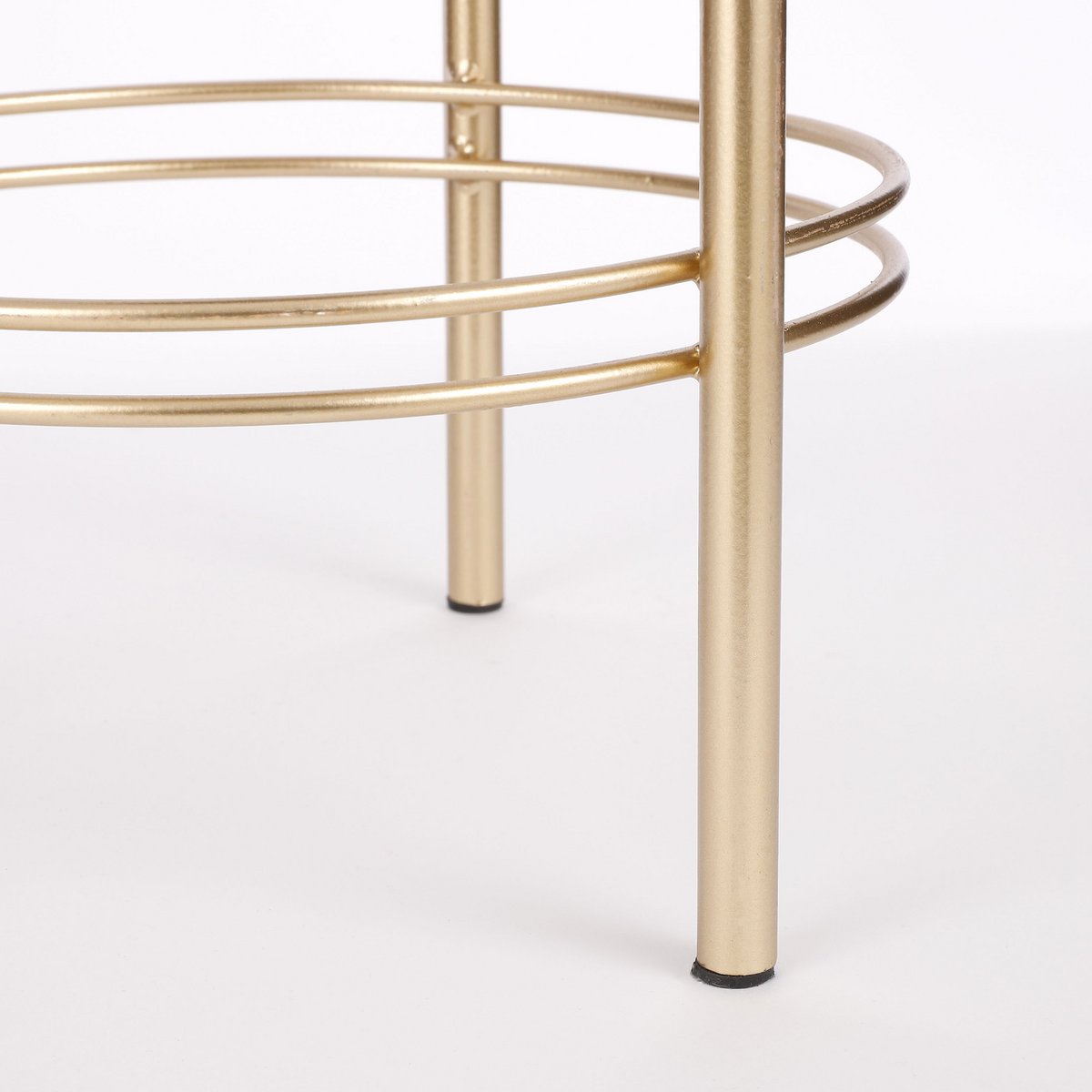 Sverre Bloempot op Standaard - H66 x Ø27 cm - Zwart, Goud