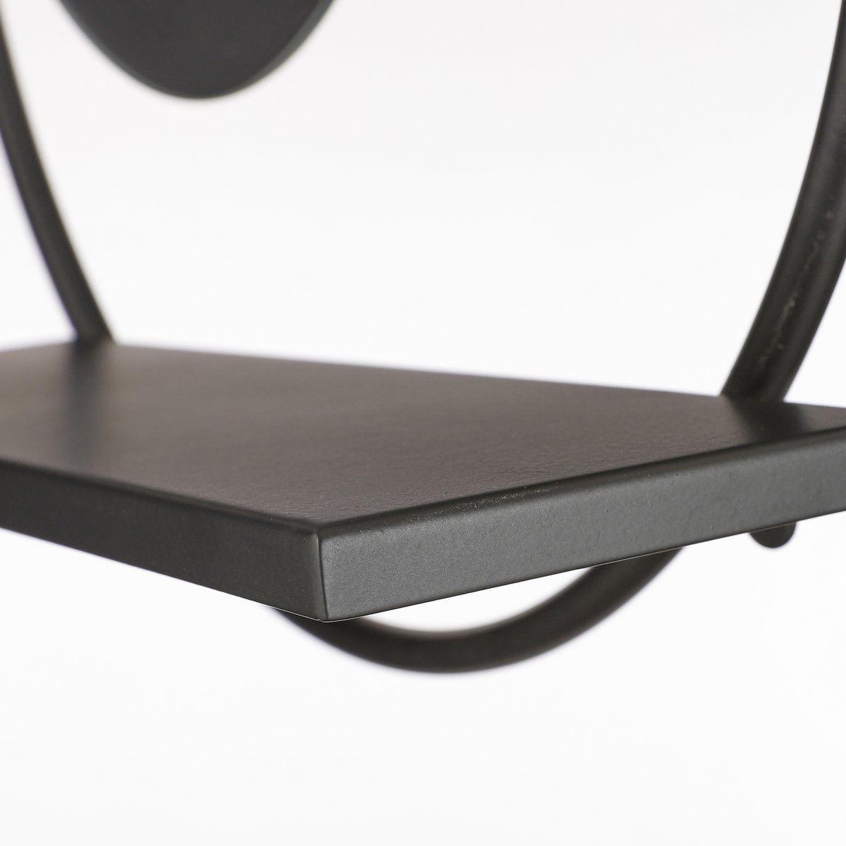 Phoenix Wandspiegel - B11 x Ø39 cm - Metaal - Zwart