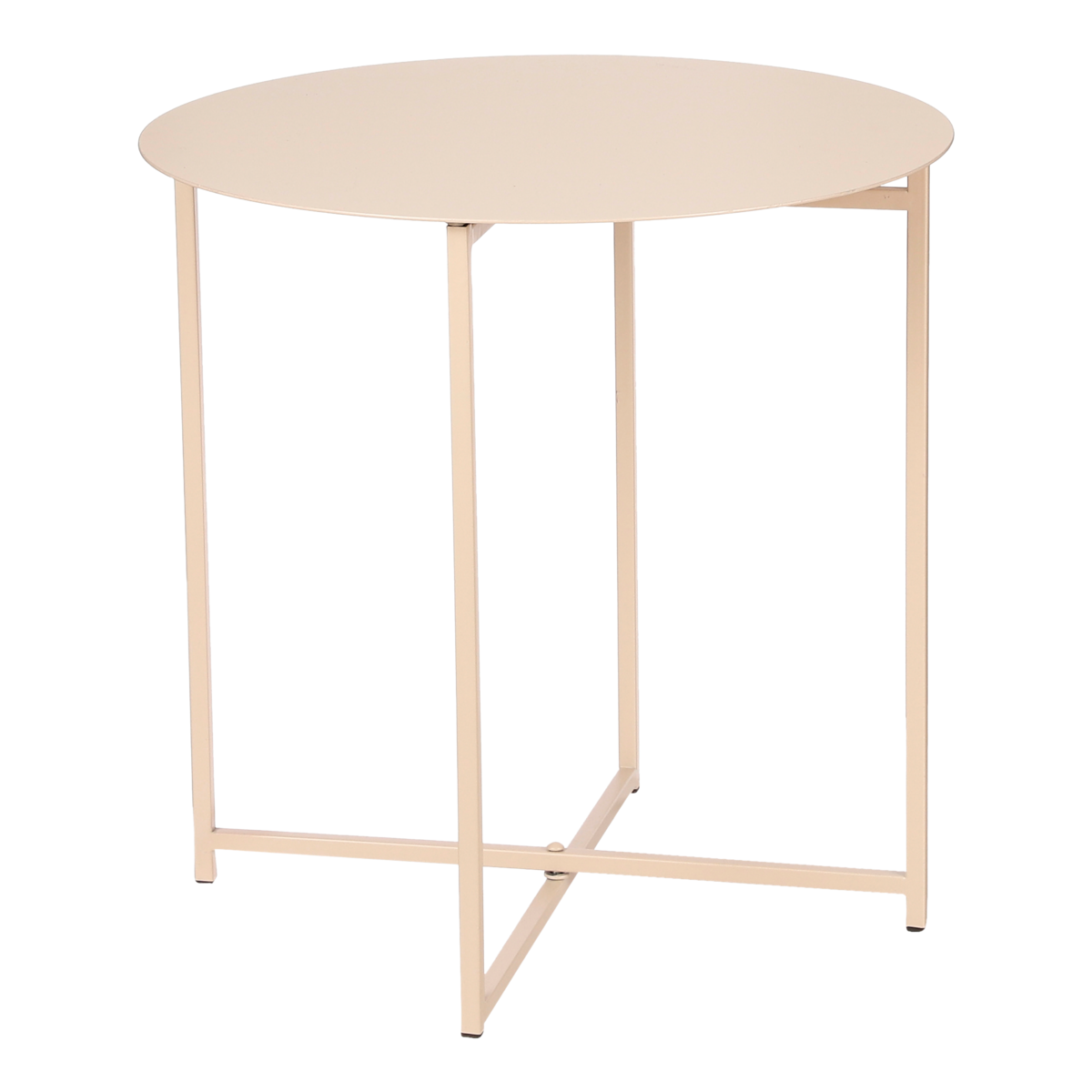 Mikki Bijzettafel - H40 x Ø40 cm - Metaal - Oud Roze