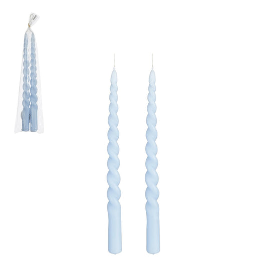 Twist Dinerkaars - Set van 2 - H29 cm - Lichtblauw