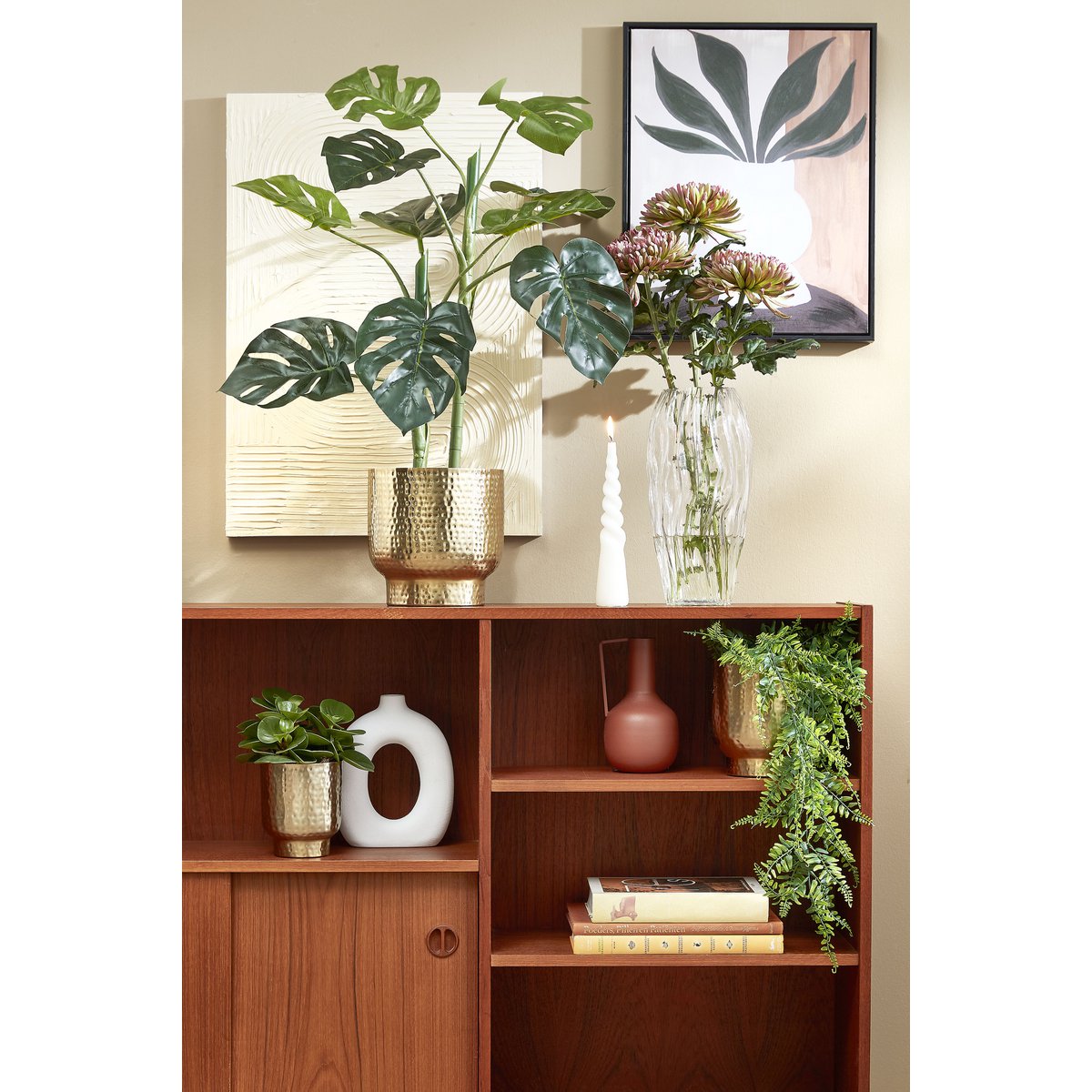 Feline Vaas - H32 x Ø16 cm - Glas - Transparant