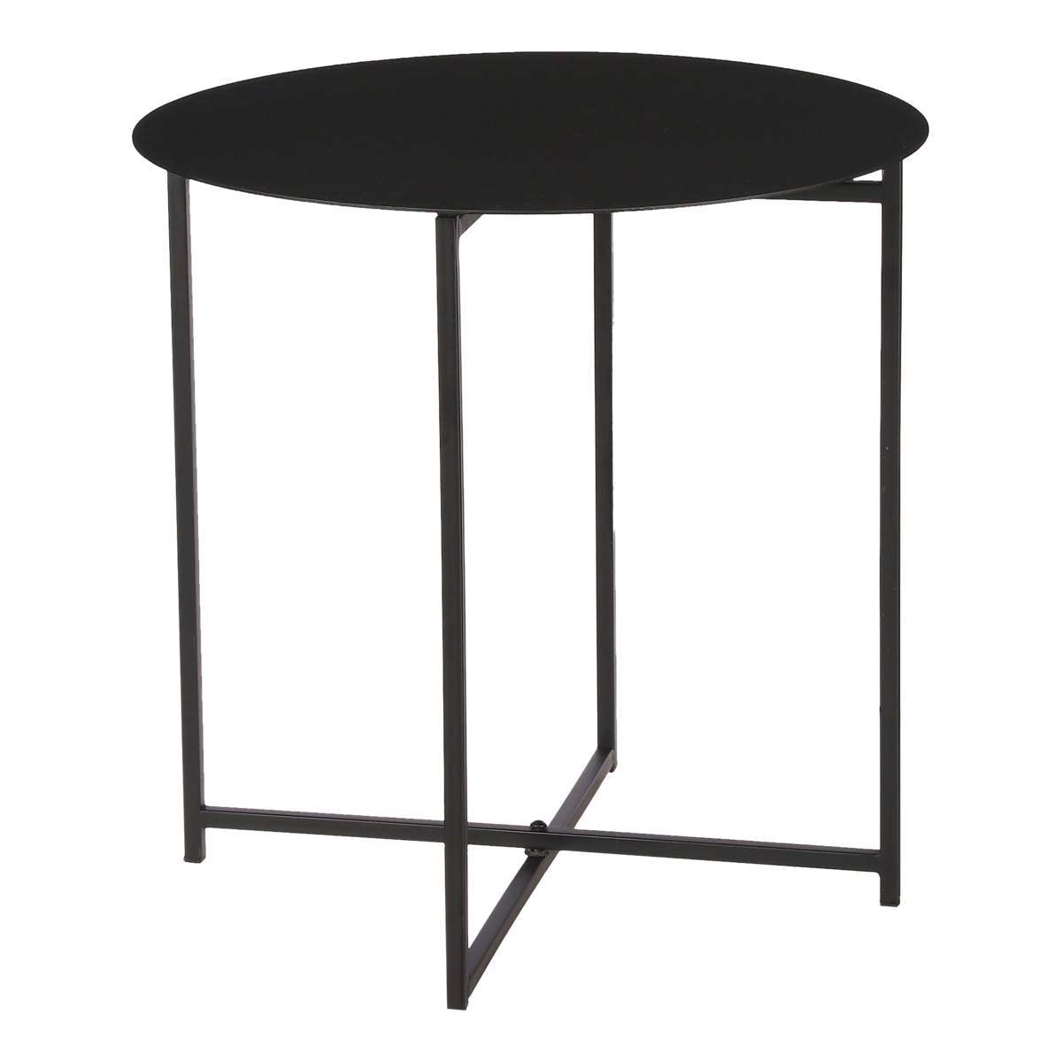 Mikki Bijzettafel - H40 x Ø40 cm - Zwart