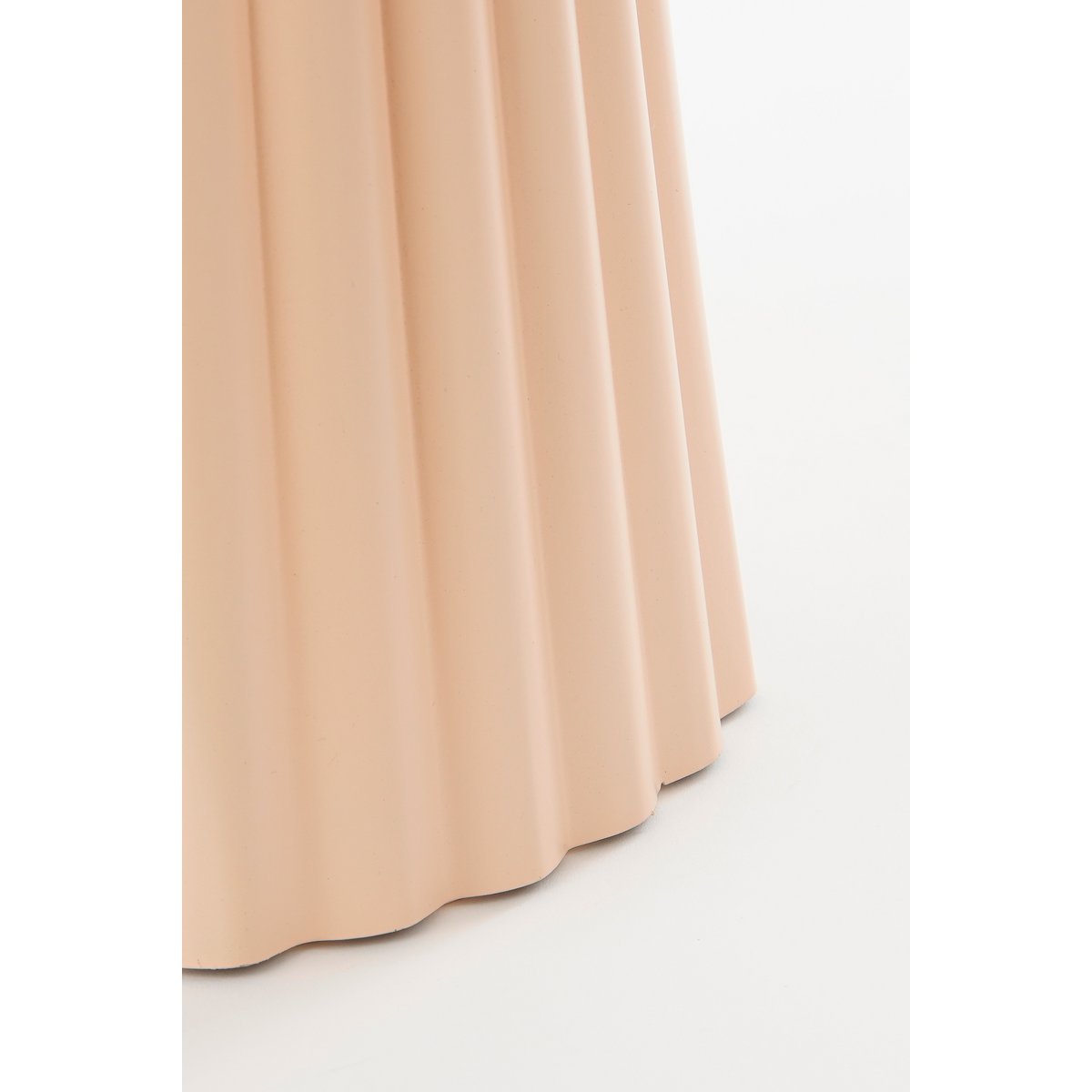 Pellis Bijzettafel - H46 x Ø40 cm - Metaal - Lichtroze