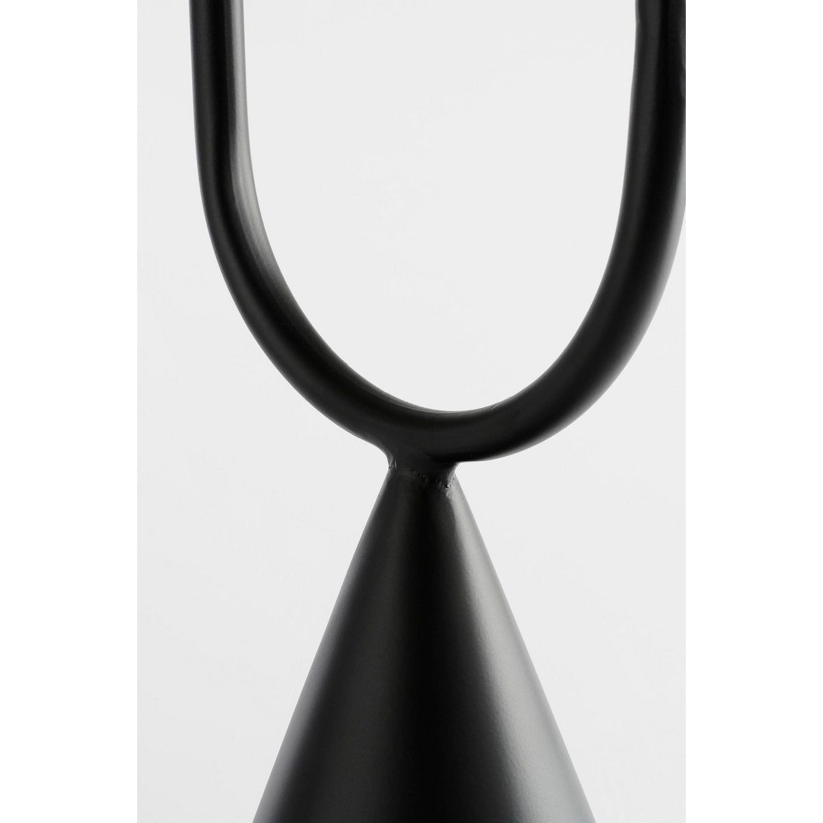 Ruben Plantentafel - H60 x Ø24 cm - Metaal - Zwart