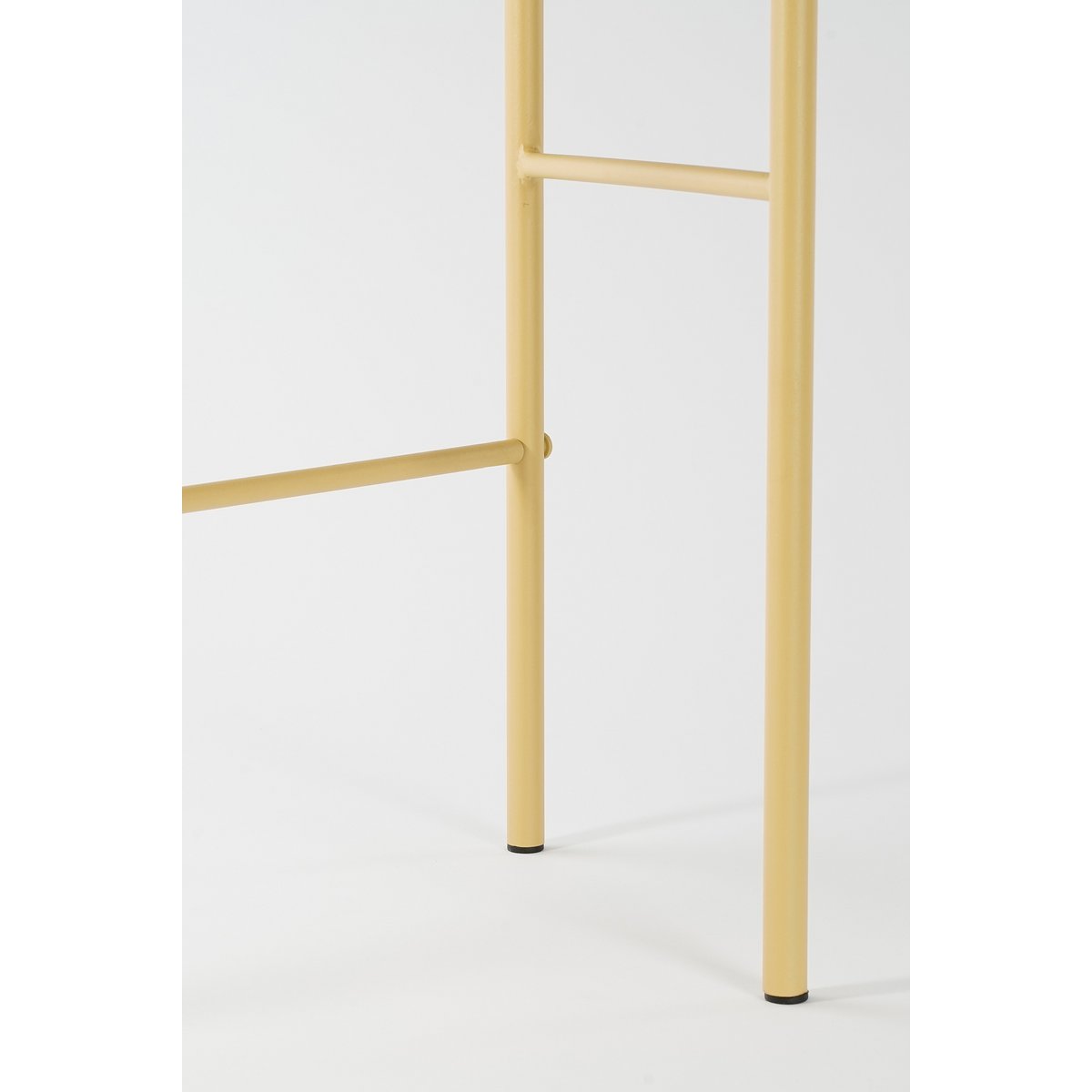 Fonda Bijzettafel - L56 x B38 x H48 cm - Metaal - Lichtgeel
