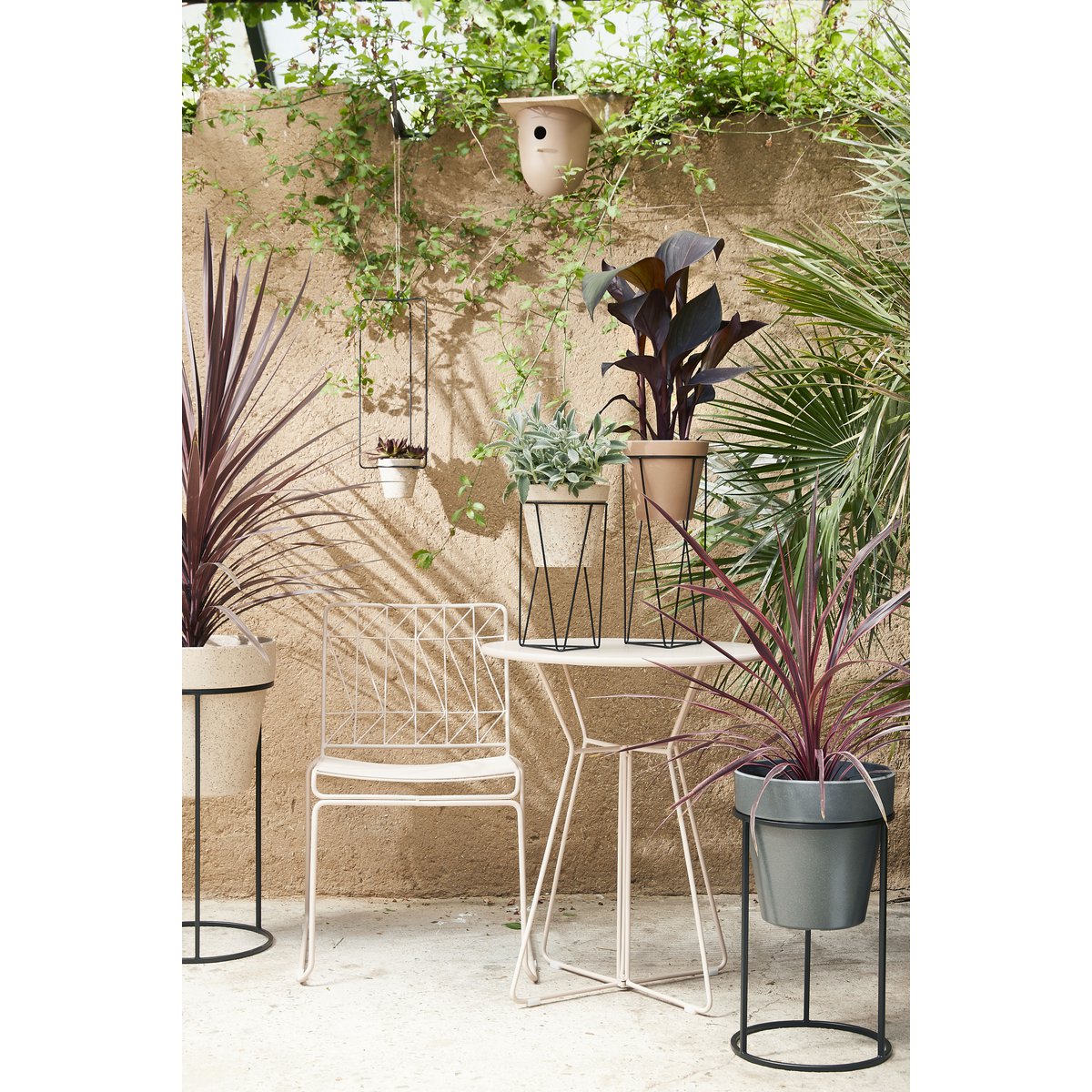 Orion Bloempot voor Buiten - H34 x Ø36 cm - Plantenvezels - Terra