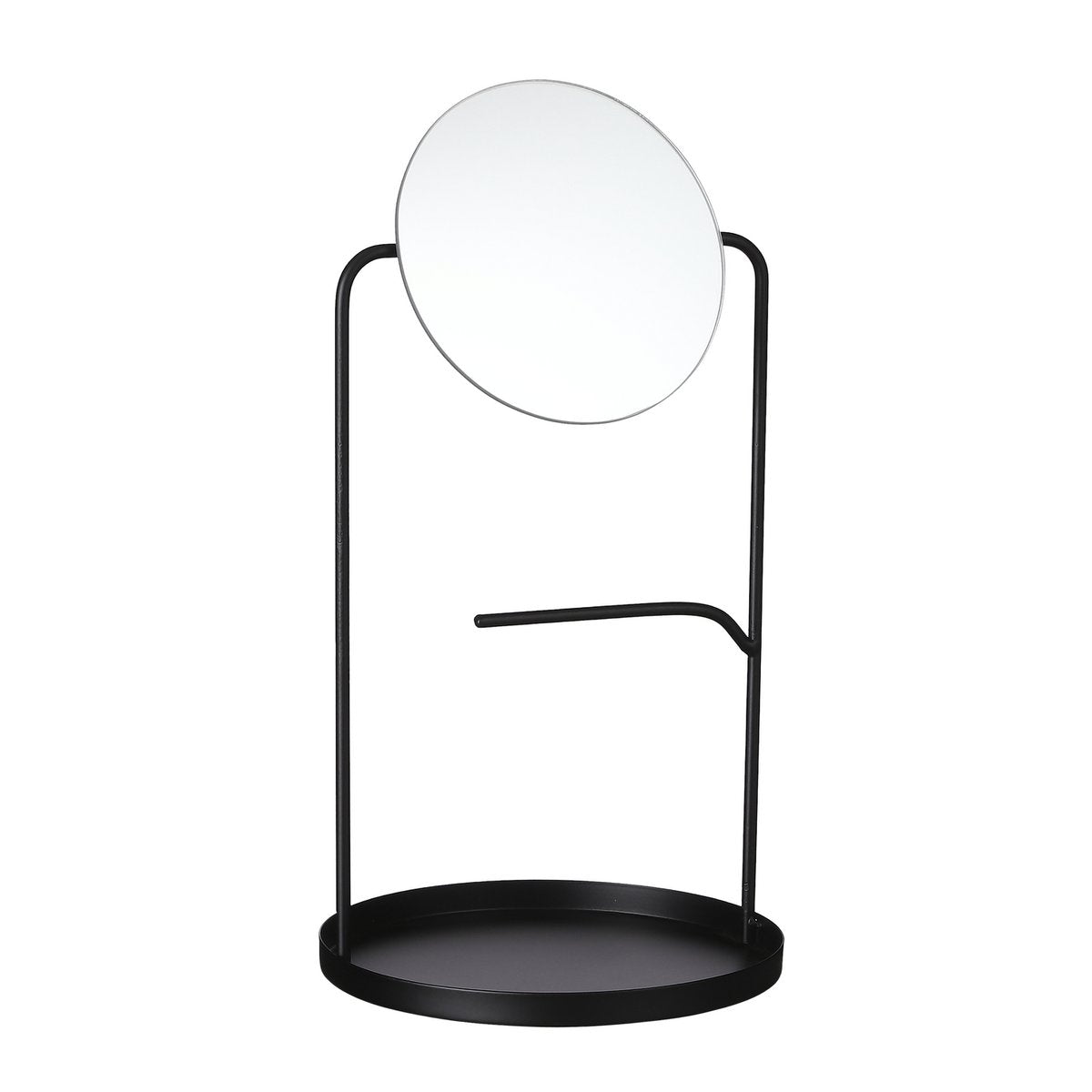 Tafelspiegel - H39 x Ø20 cm - Metaal - Zwart