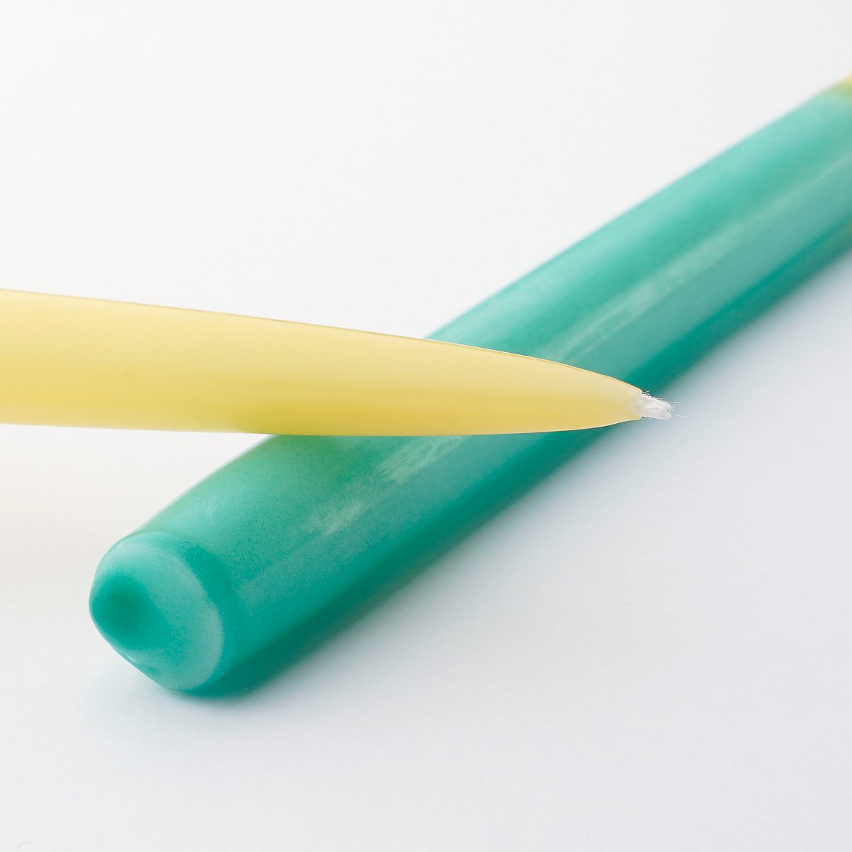 Dip-dye Dinerkaars - Set van 4 - H28 cm - Donkergroen