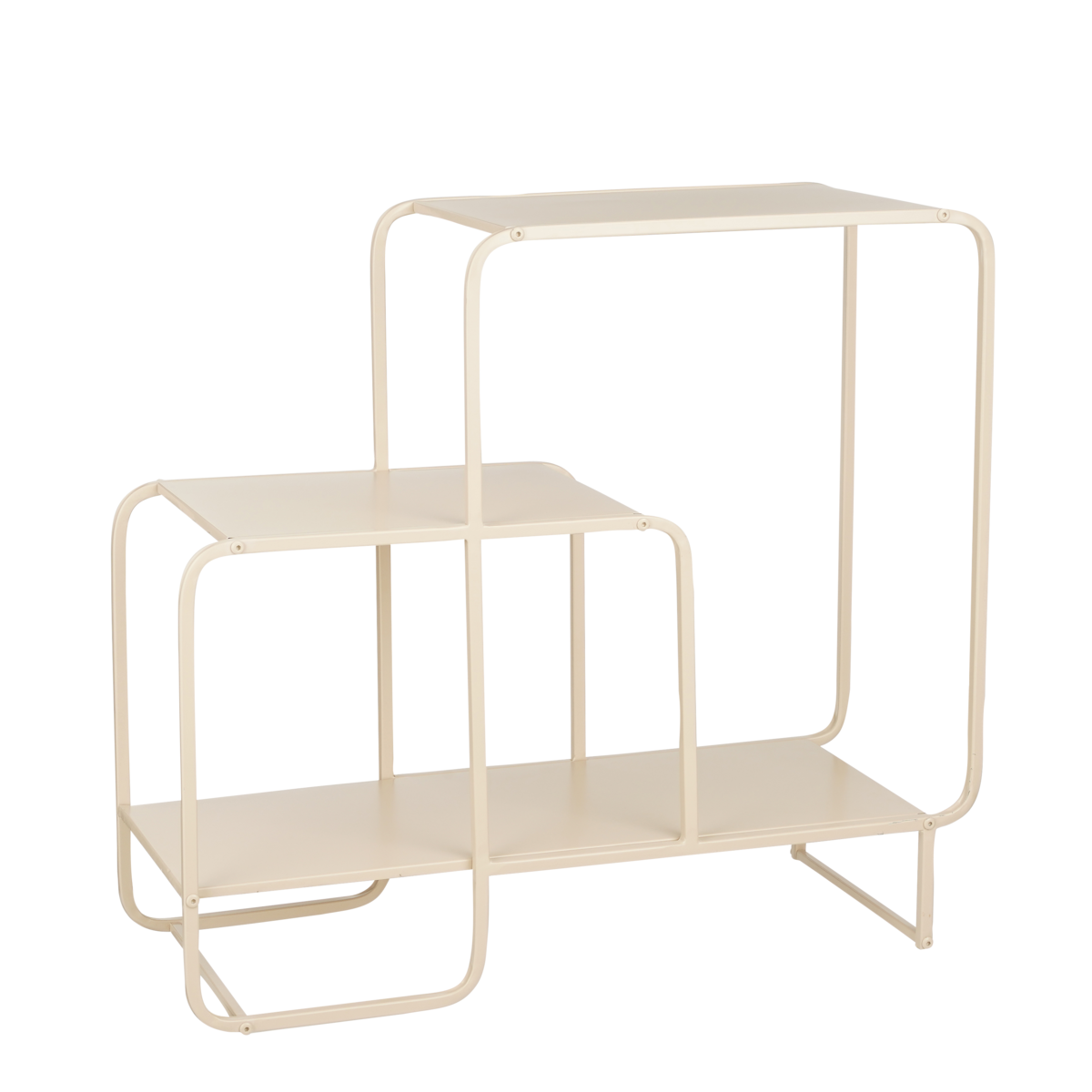 Jules Sidetable - L70 x B30 x H76 cm - Metaal - Lichtbruin