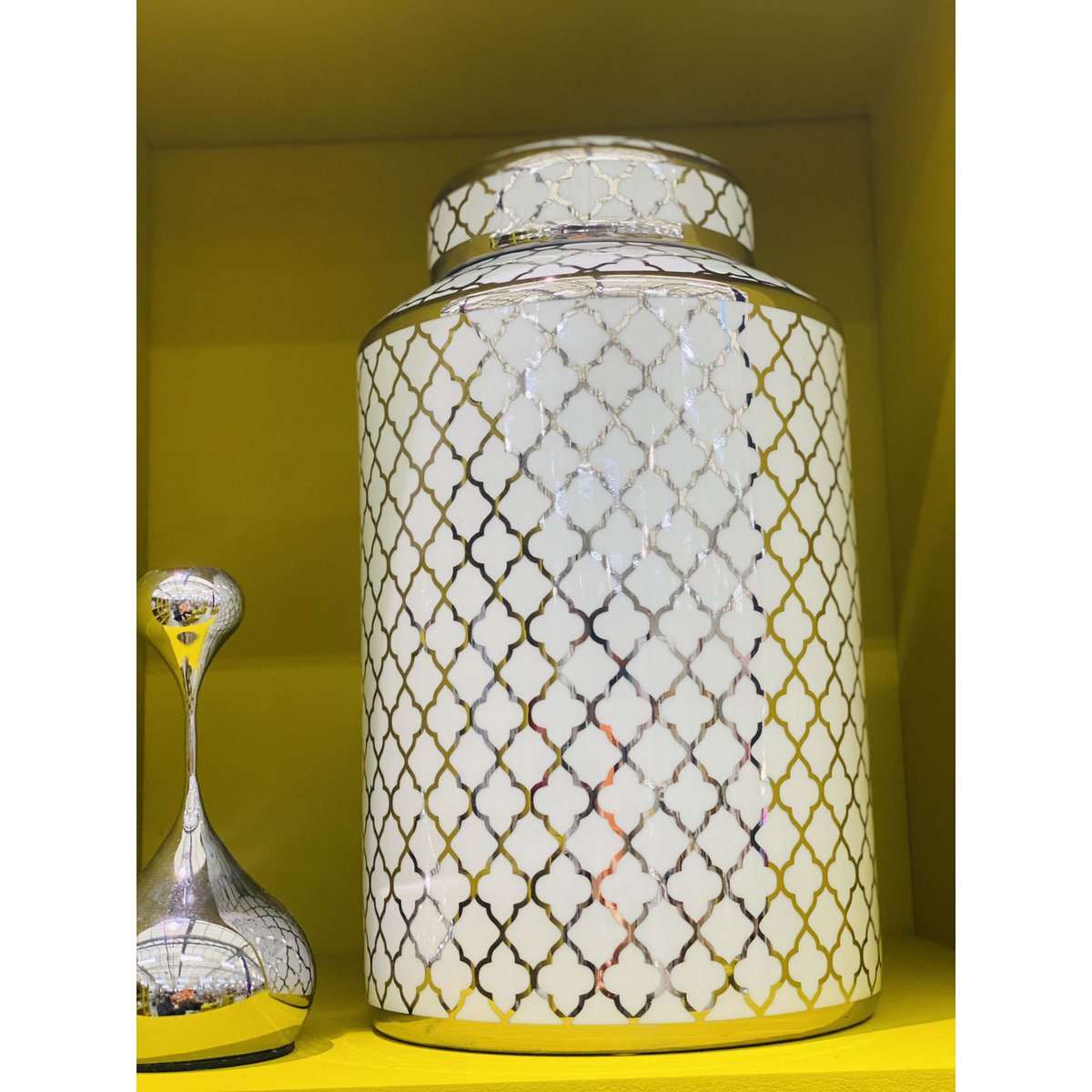 Cerami cjar Big 7530 Zilver maat:H*35 B*15