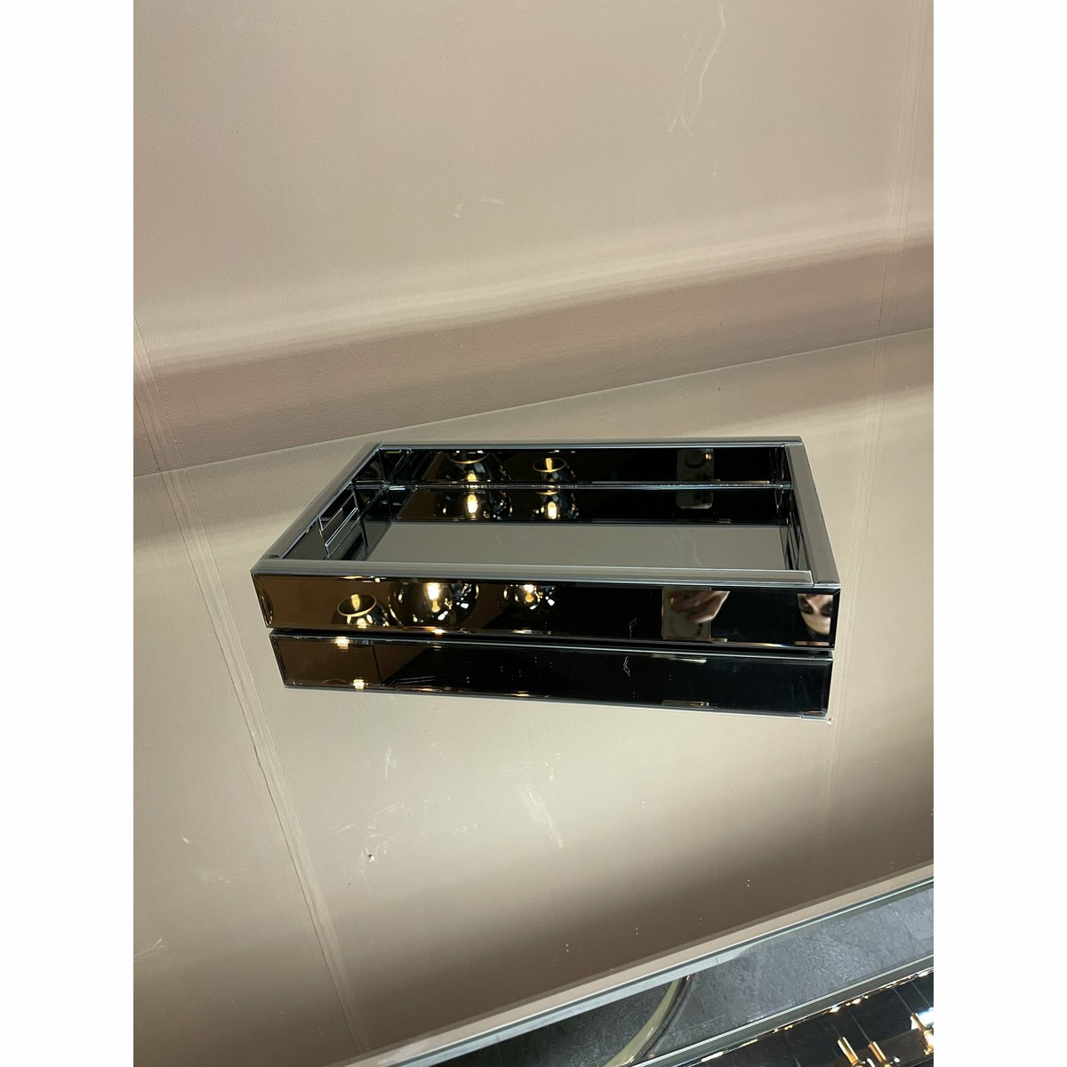 Spiegel Dienblad Antraciet 30x50 cm