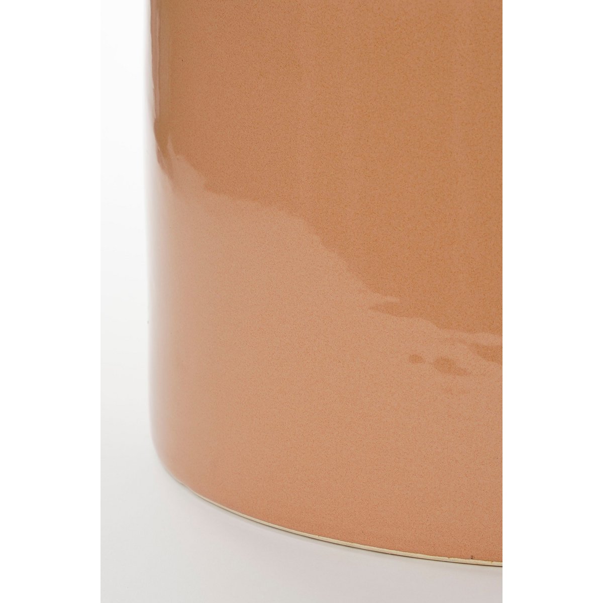 Vendi Bijzettafel - H44 x Ø32 cm - Keramiek - Donkerroze