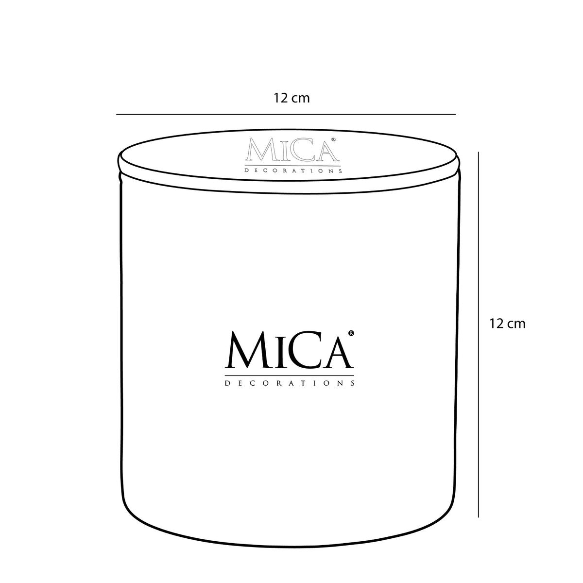 Geurkaars - H12 x Ø12 cm - Eccentric Jungle