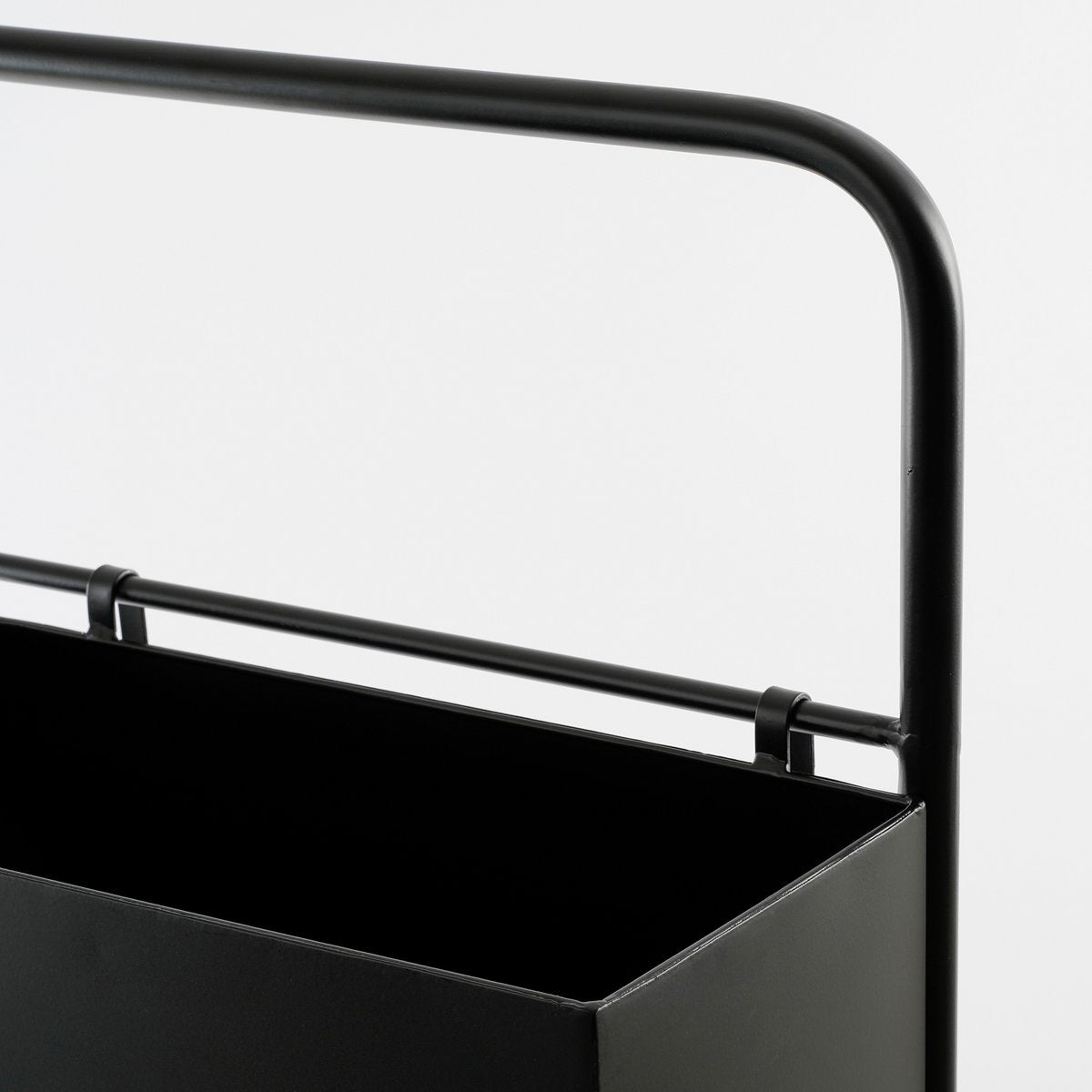 Dani Plantenrek - L37 x B38 x H160 cm - Metaal - Zwart