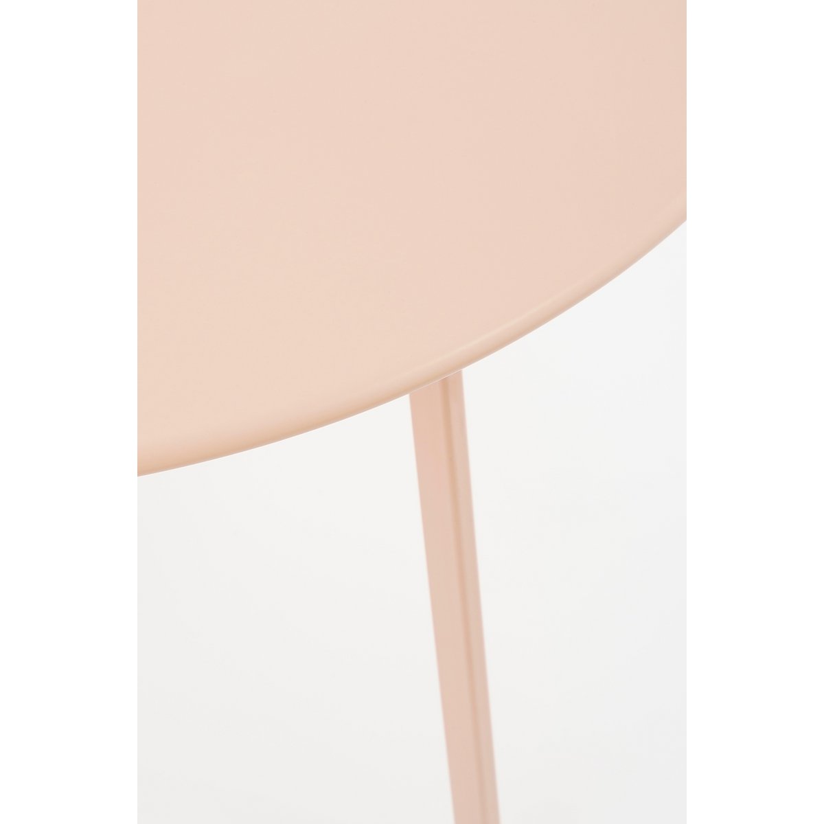 Seatle Bijzettafel voor Buiten - H38 x Ø58 cm - Metaal - Lichtroze