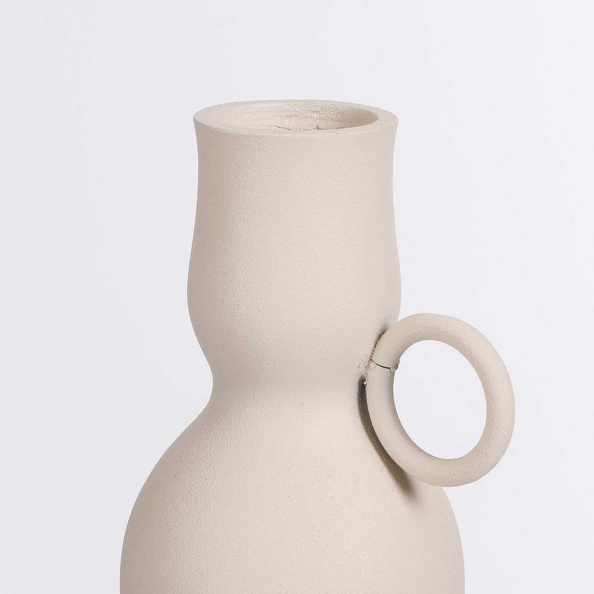 Samosa Vaas - H24 x Ø11 cm - Off White