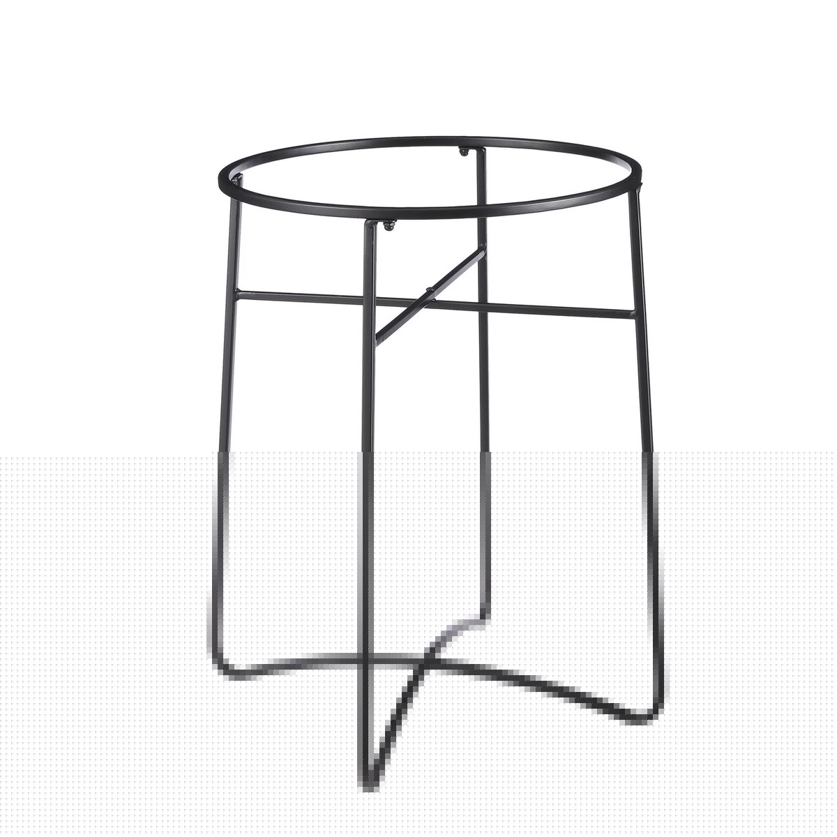 Plantenstandaard - H56 x Ø41 cm - Metaal - Zwart