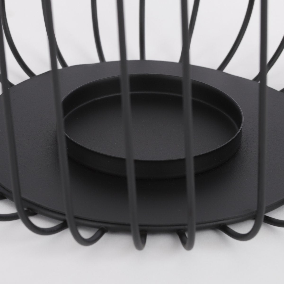 Saga Lantaarn - H36 x Ø28 cm - Zwart