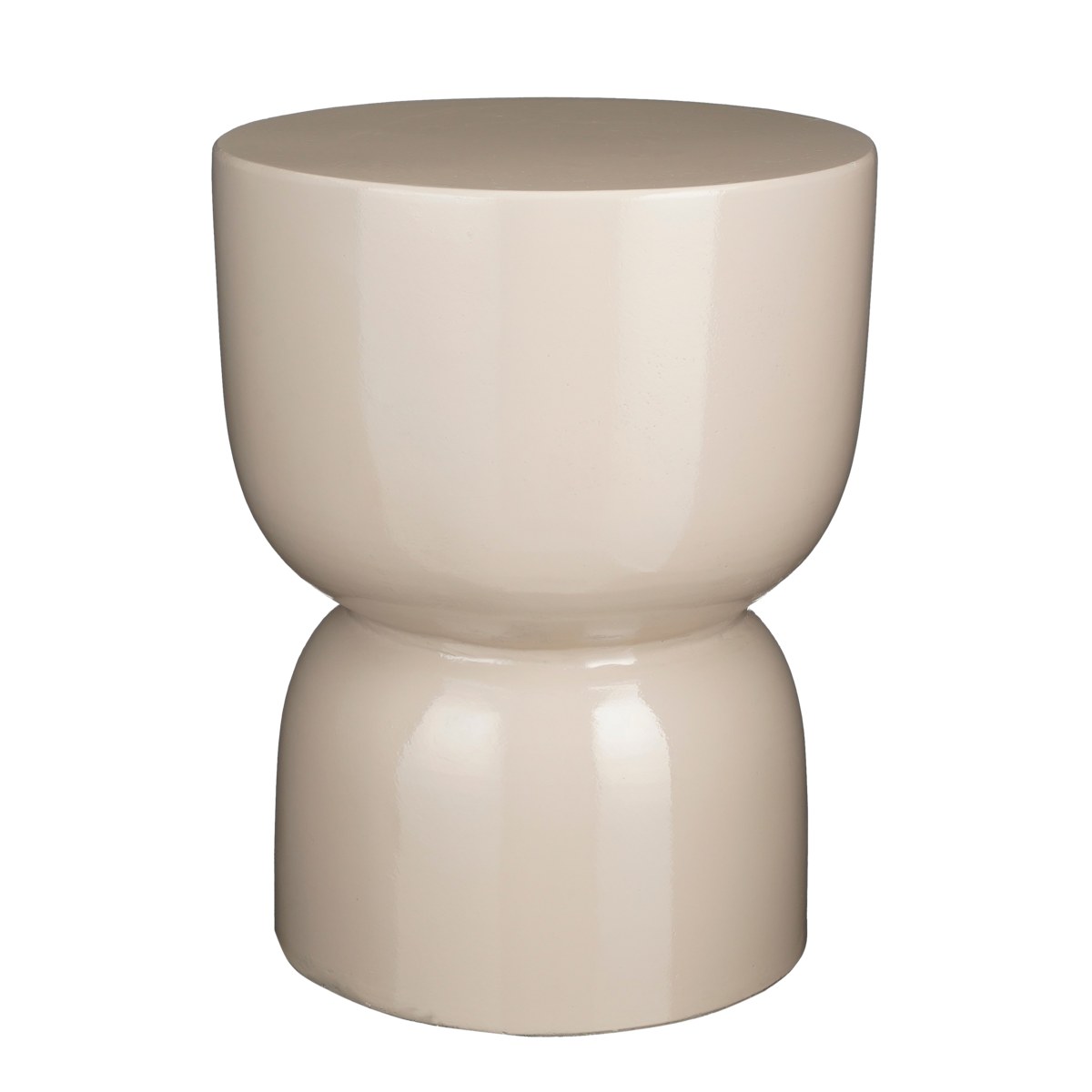 Stage Bijzettafel - H45 x Ø35 cm - Cement - Beige