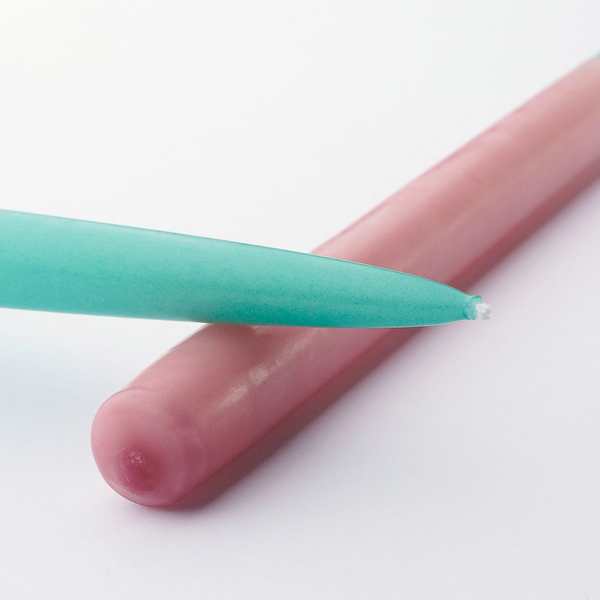 Dip-dye Dinerkaars - Set van 4 - H28 cm - Donkerroze